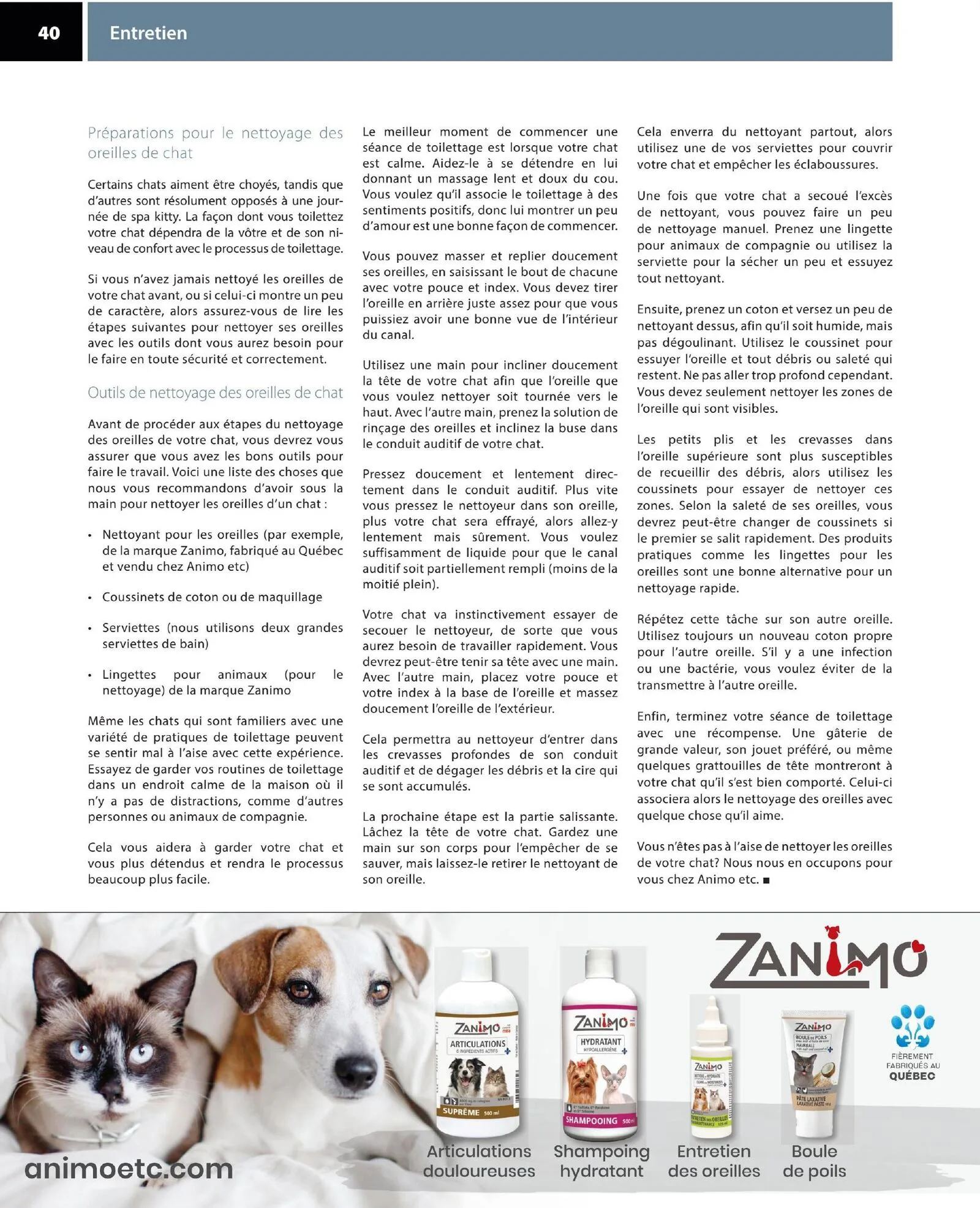Page 40 de la Circulaire Animo etc du 21 au 30 août 2026