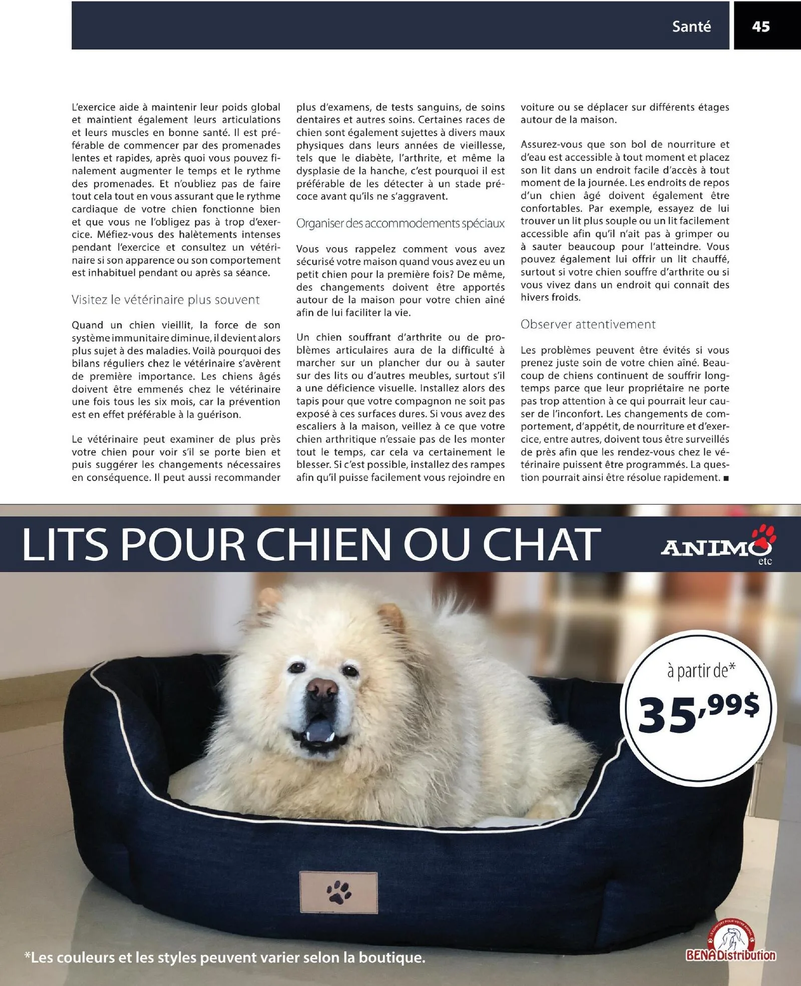 Page 45 de la Circulaire Animo etc du 21 au 30 août 2026