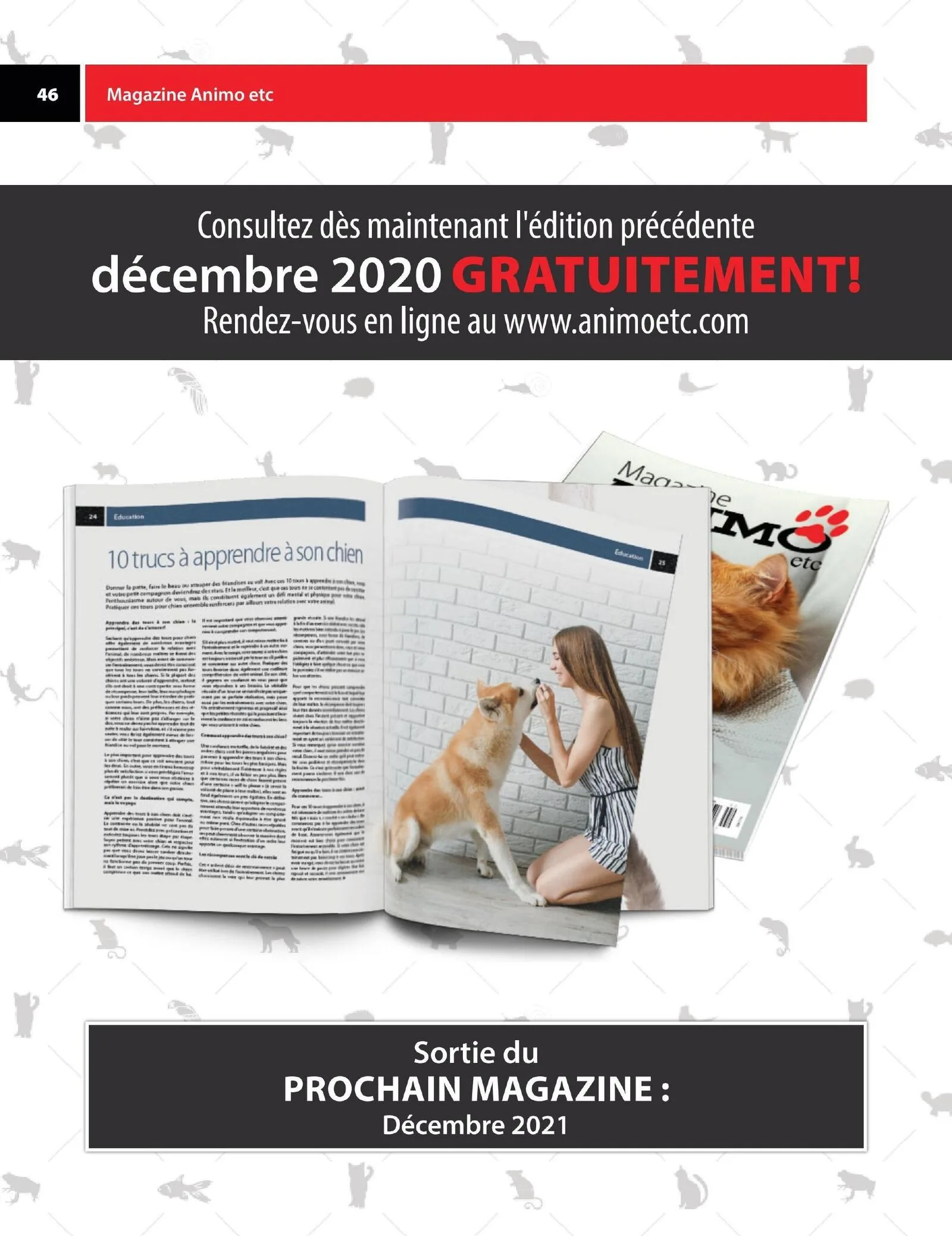 Page 46 de la Circulaire Animo etc du 21 au 30 août 2026