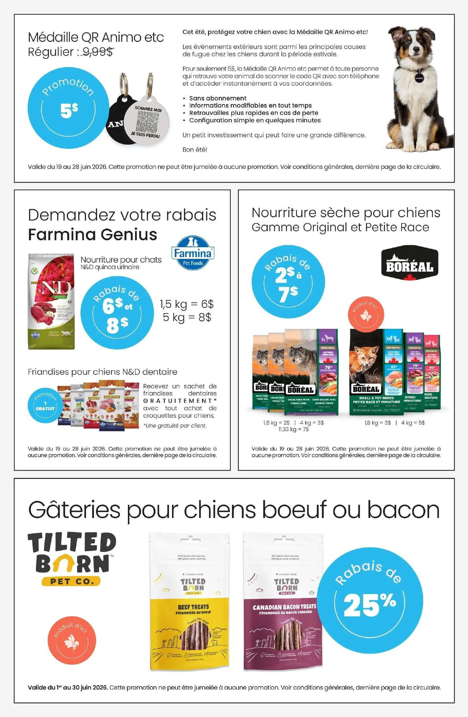 Page 4 de la Circulaire Animo etc. du 19 au 28 juin 2026