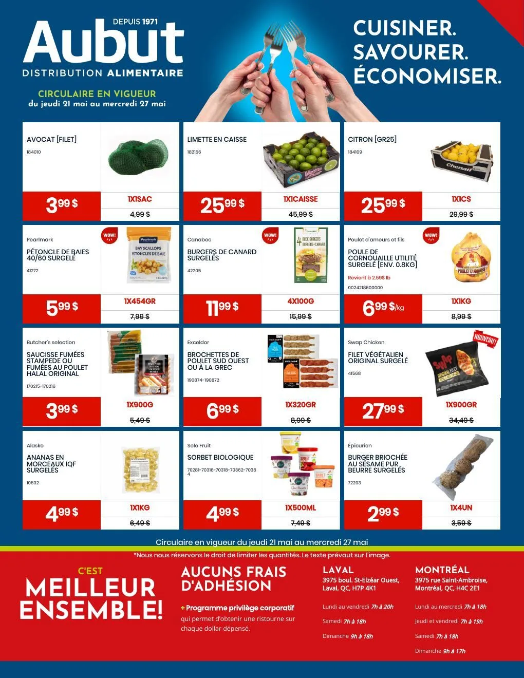 Page 1 de la Circulaire Aubut du 21 au 27 mai 2026