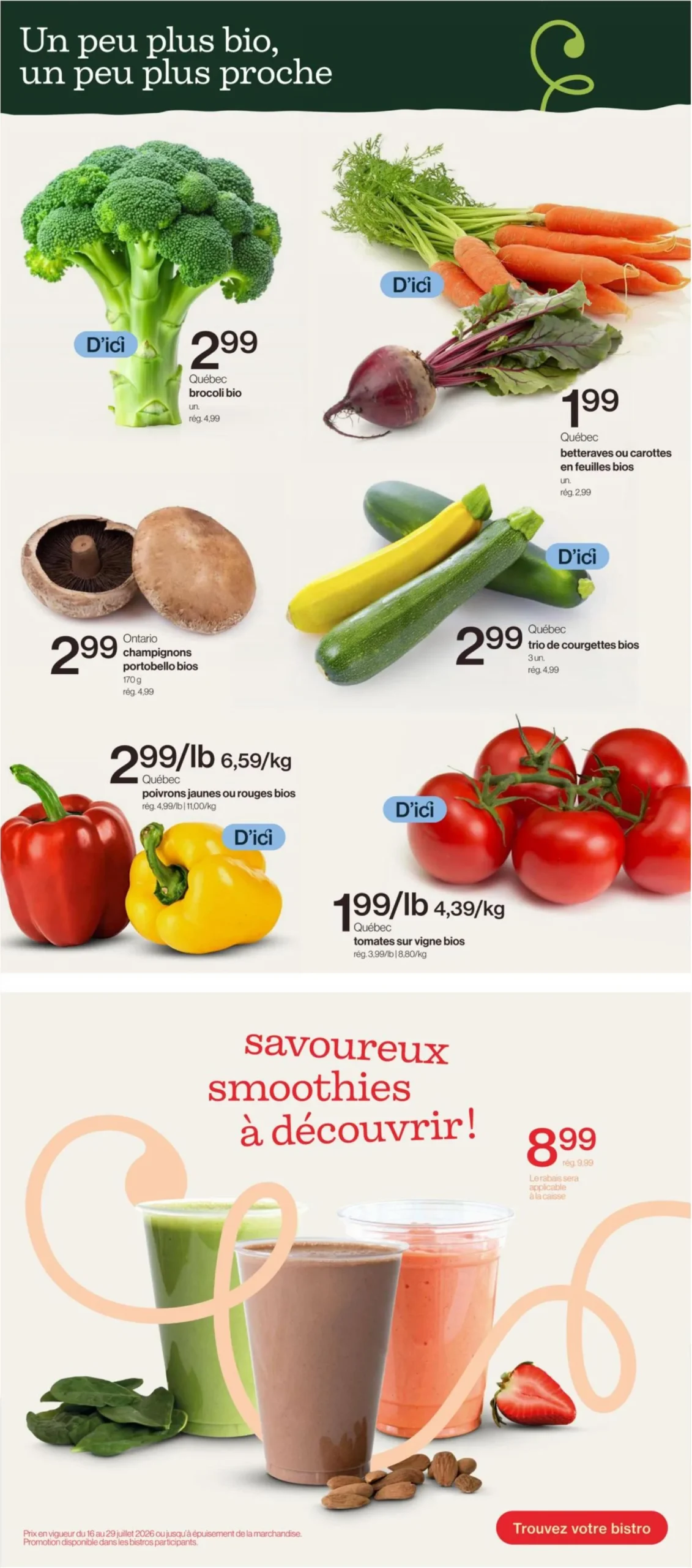 Page 3 de la Circulaire Avril du 23 au 29 juillet 2026