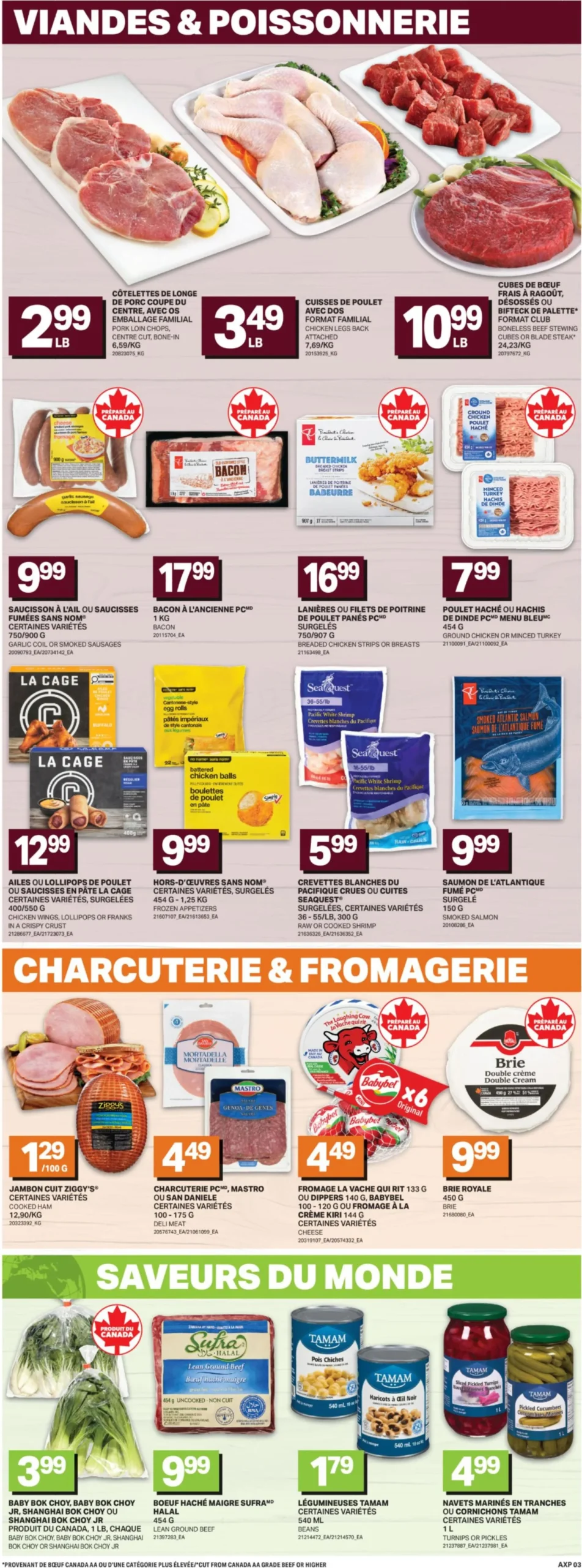Page 4 de la Circulaire Axep du 24 au 30 septembre 2026