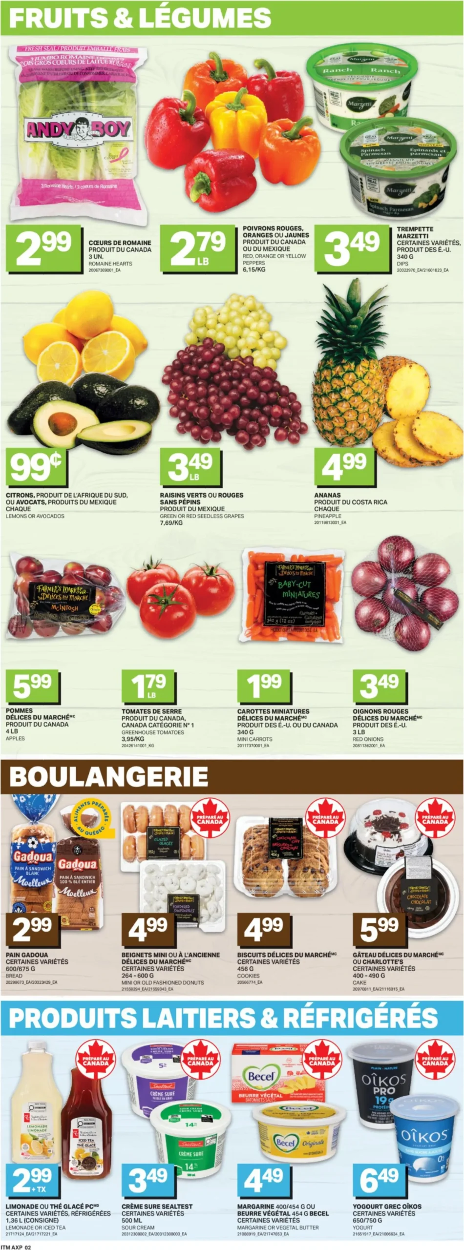 Page 4 de la Circulaire Axep du 30 juillet au 5 août 2026