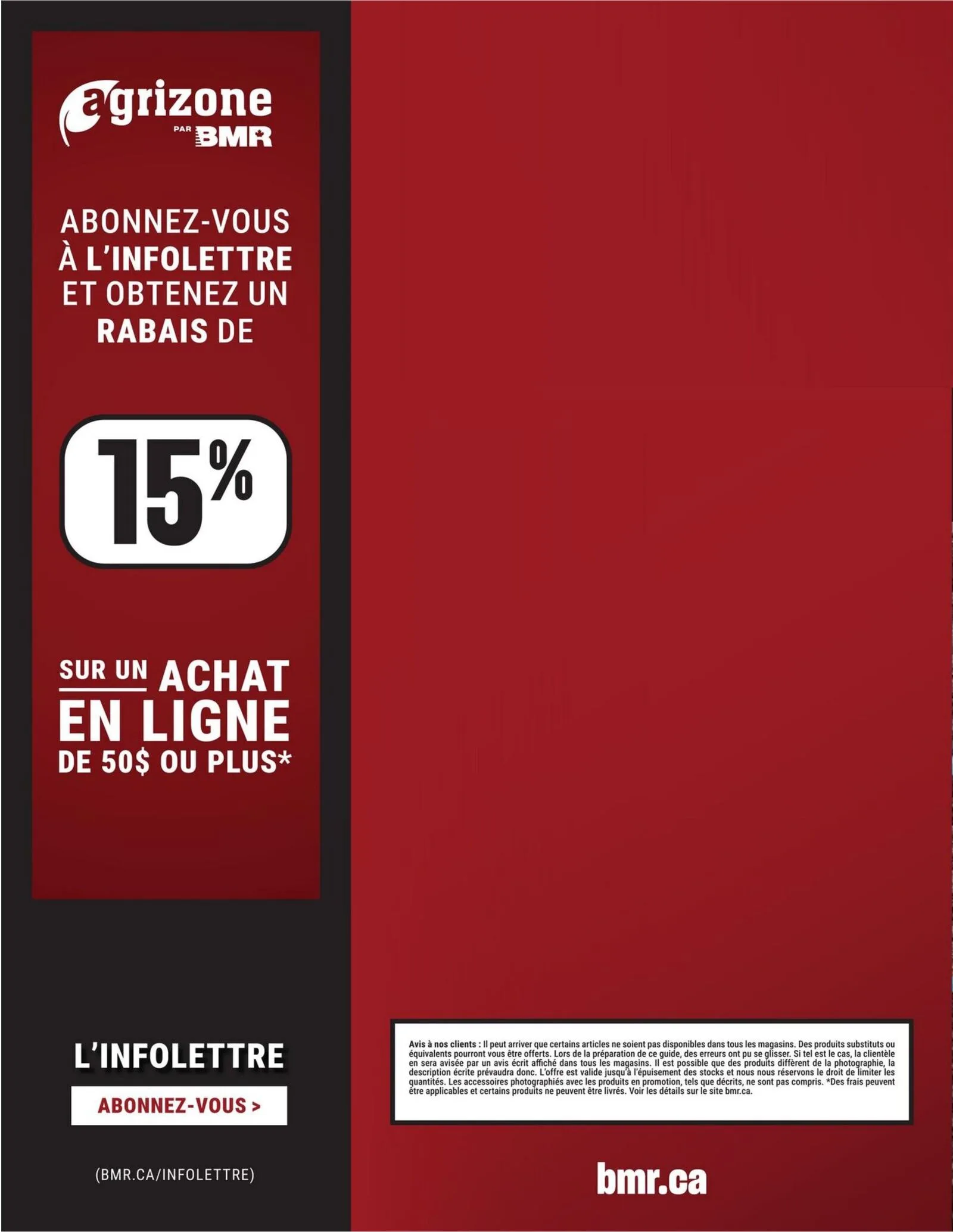 Page 32 de la Circulaire BMR Agrizone Guide Acéricole du 1 janvier au 31 décembre 2026