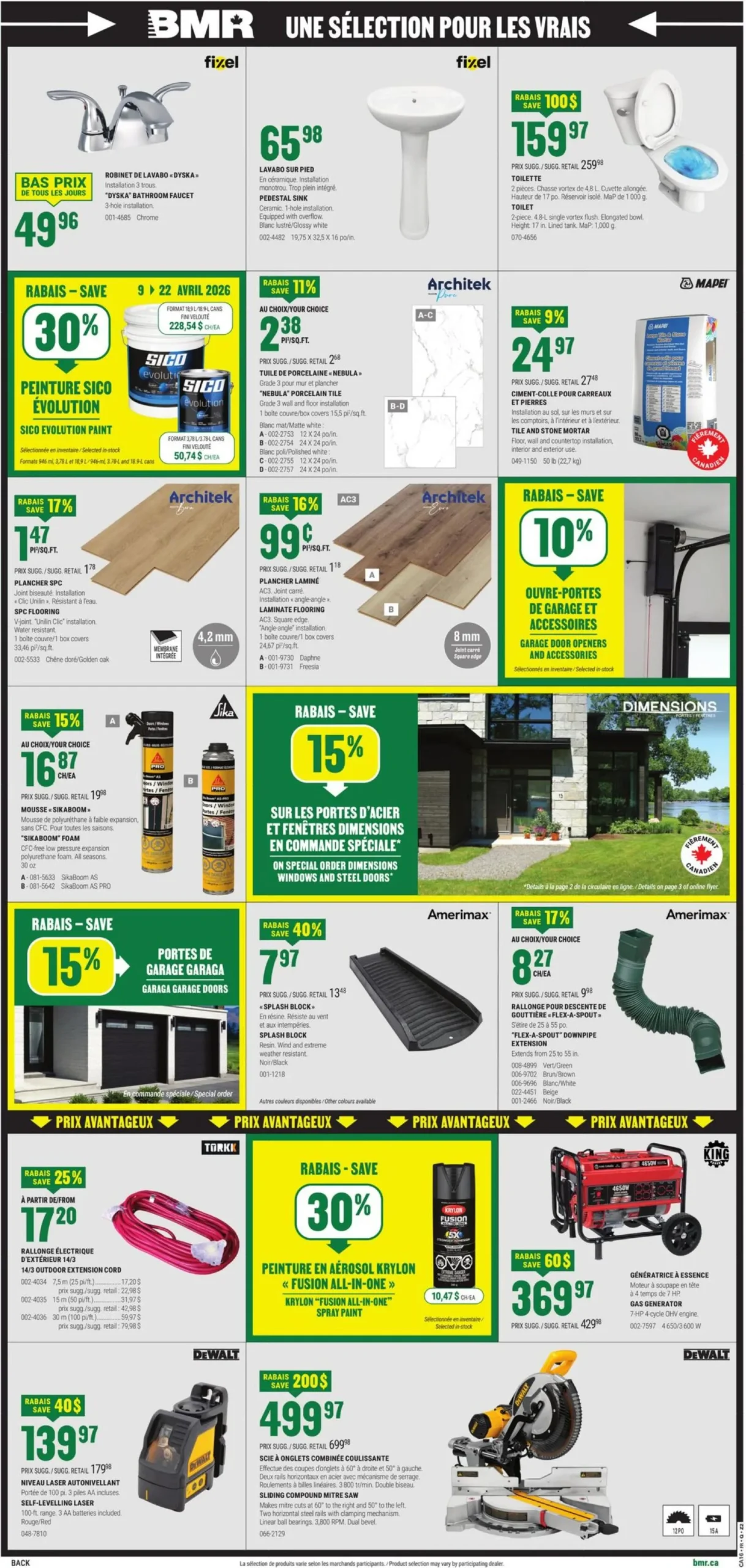 Page 2 de la Circulaire BMR du 16 au 22 avril 2026