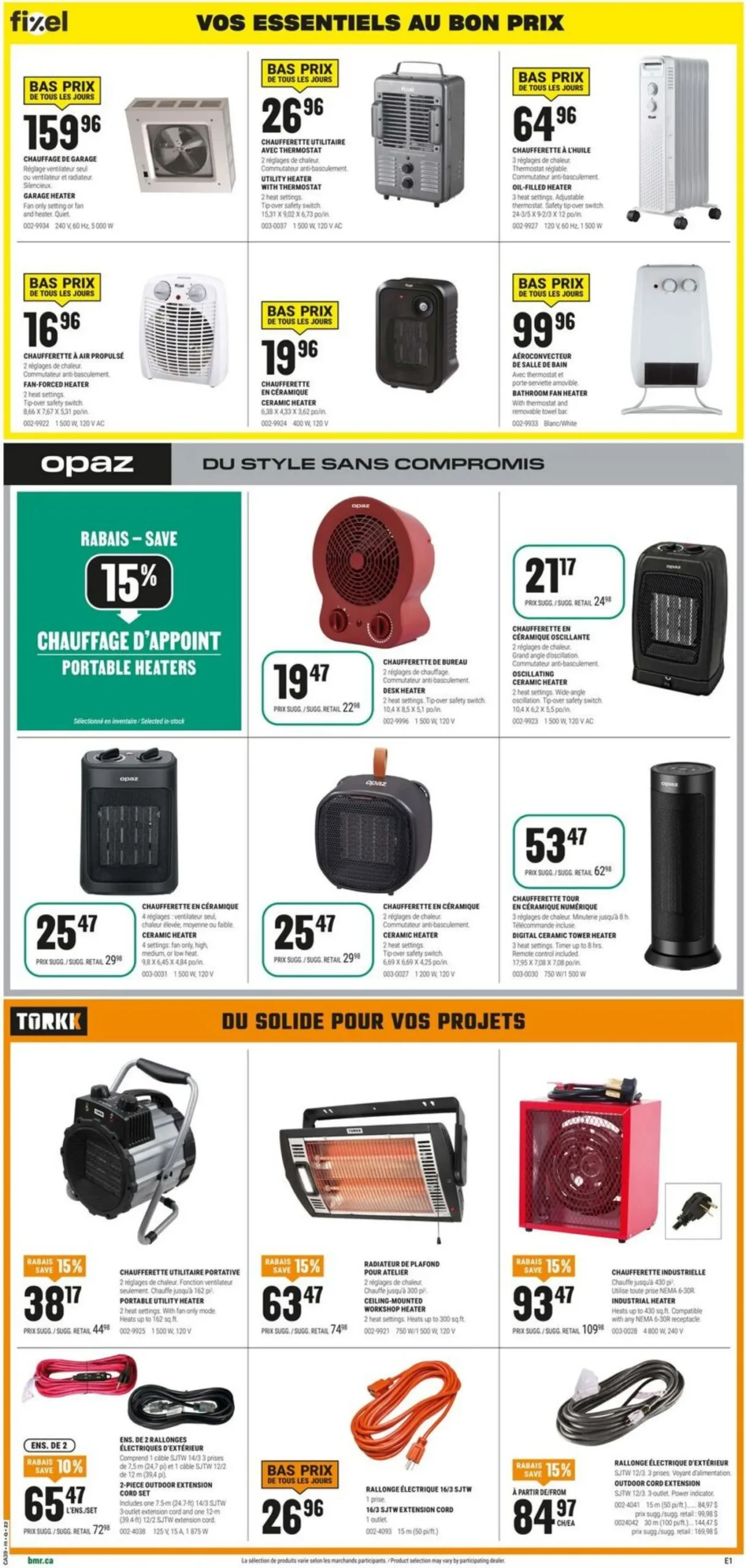 Page 5 de la Circulaire BMR du 24 au 30 septembre 2026