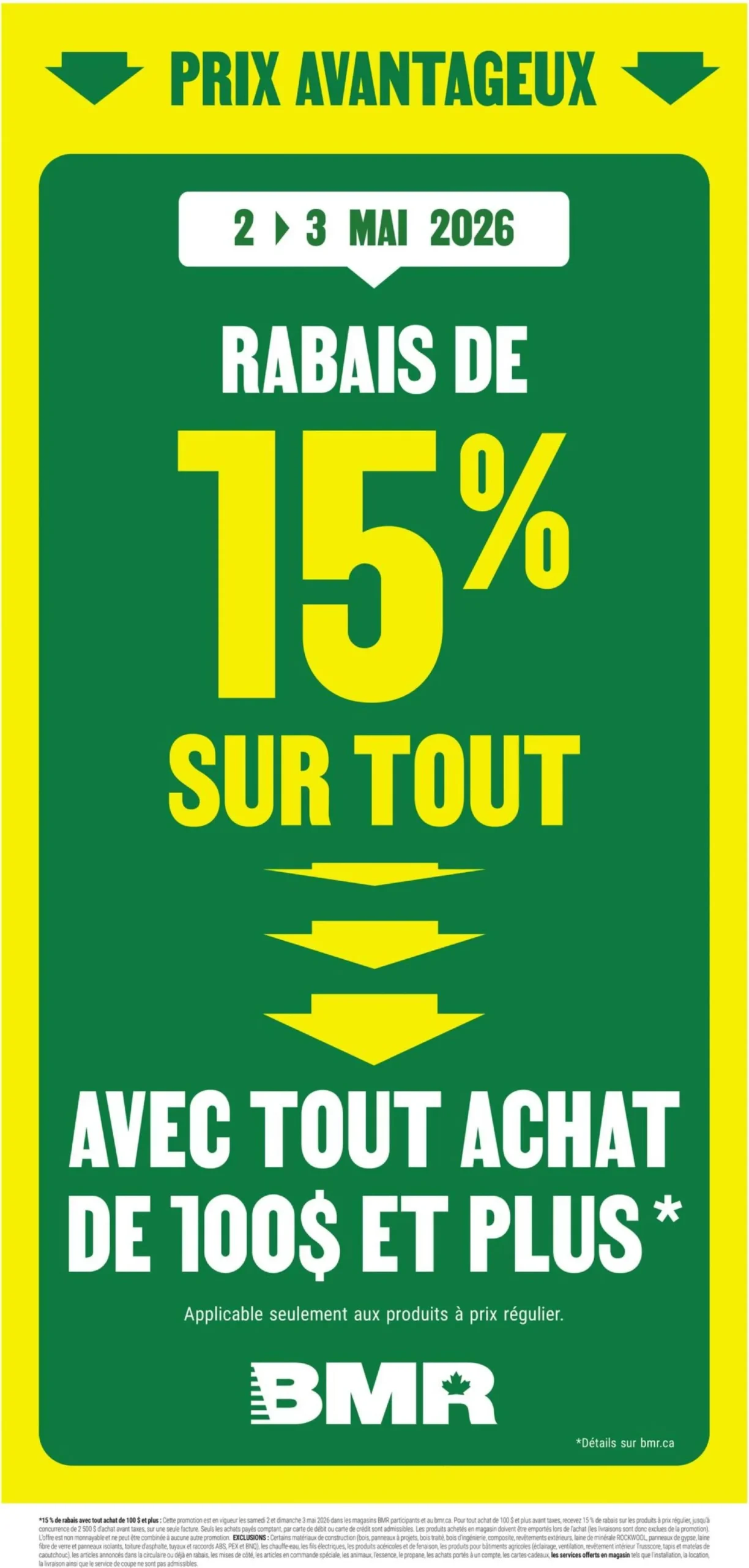 Page 6 de la Circulaire BMR du 30 avril au 6 mai 2026