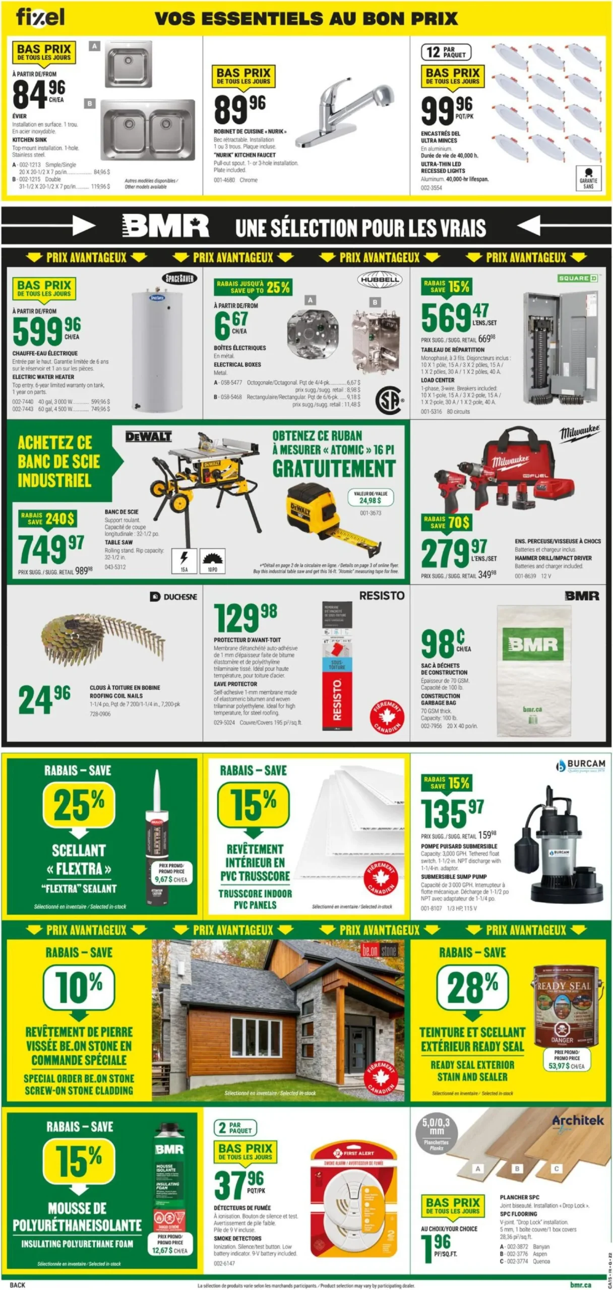 Page 2 de la Circulaire BMR du 9 au 15 avril 2026
