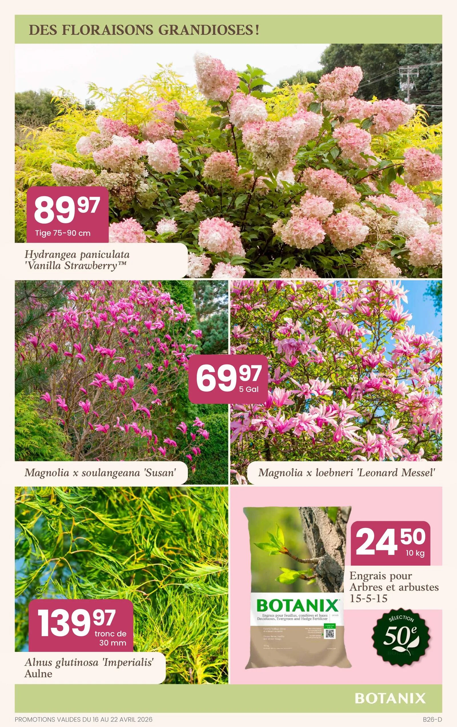 Page 6 de la Circulaire Botanix du 16 au 22 avril 2026