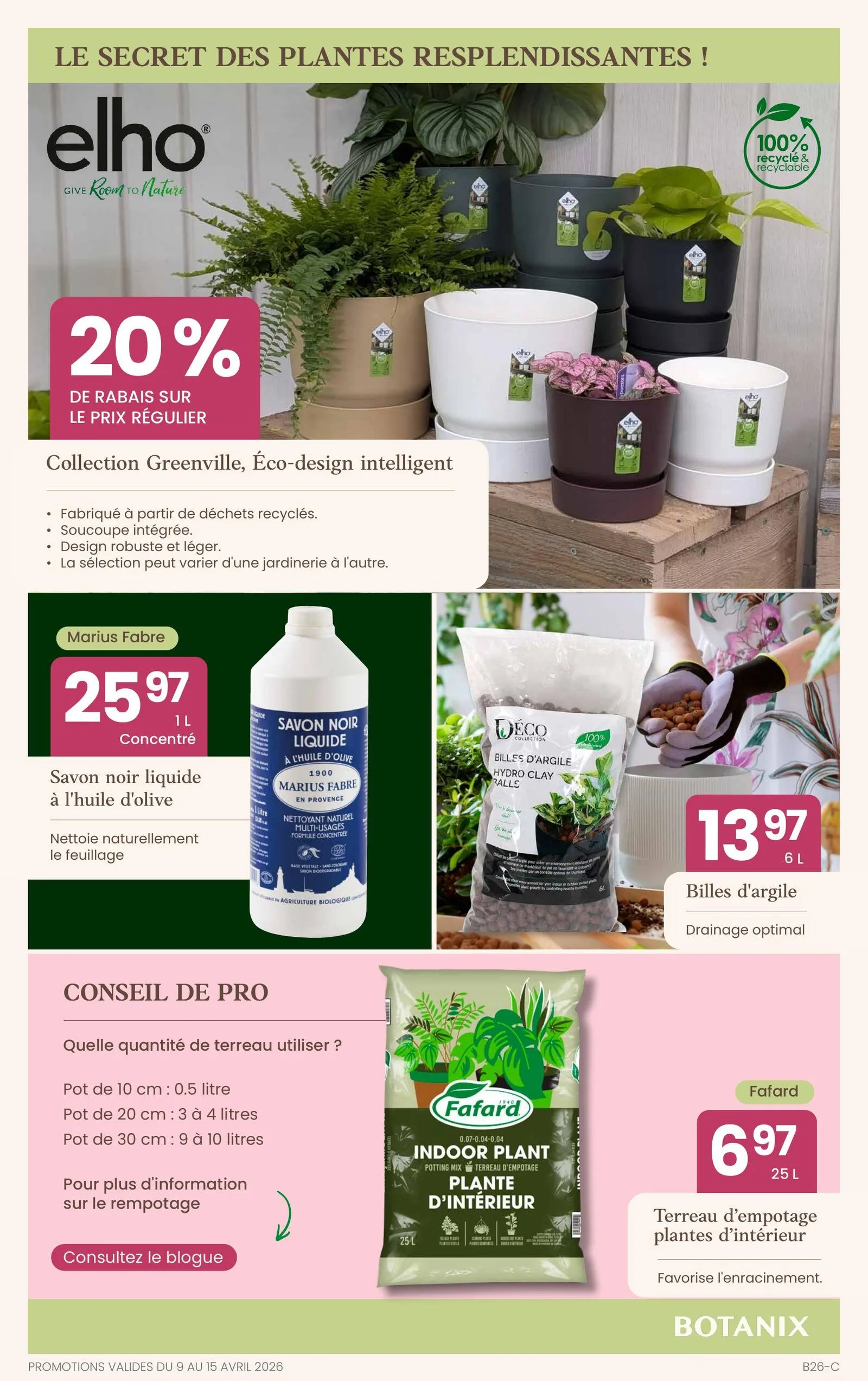 Page 3 de la Circulaire Botanix du 9 au 15 avril 2026