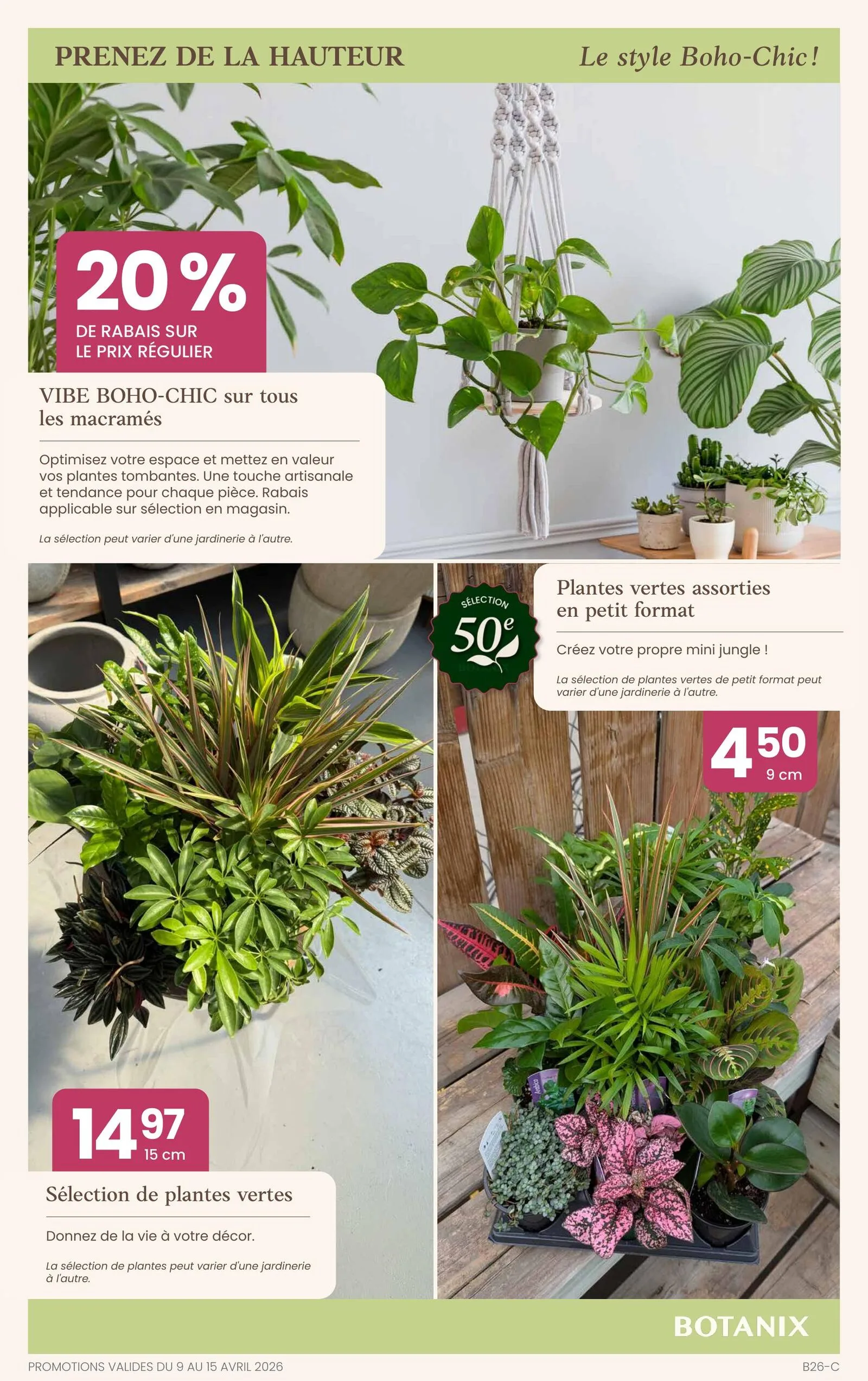 Page 4 de la Circulaire Botanix du 9 au 15 avril 2026