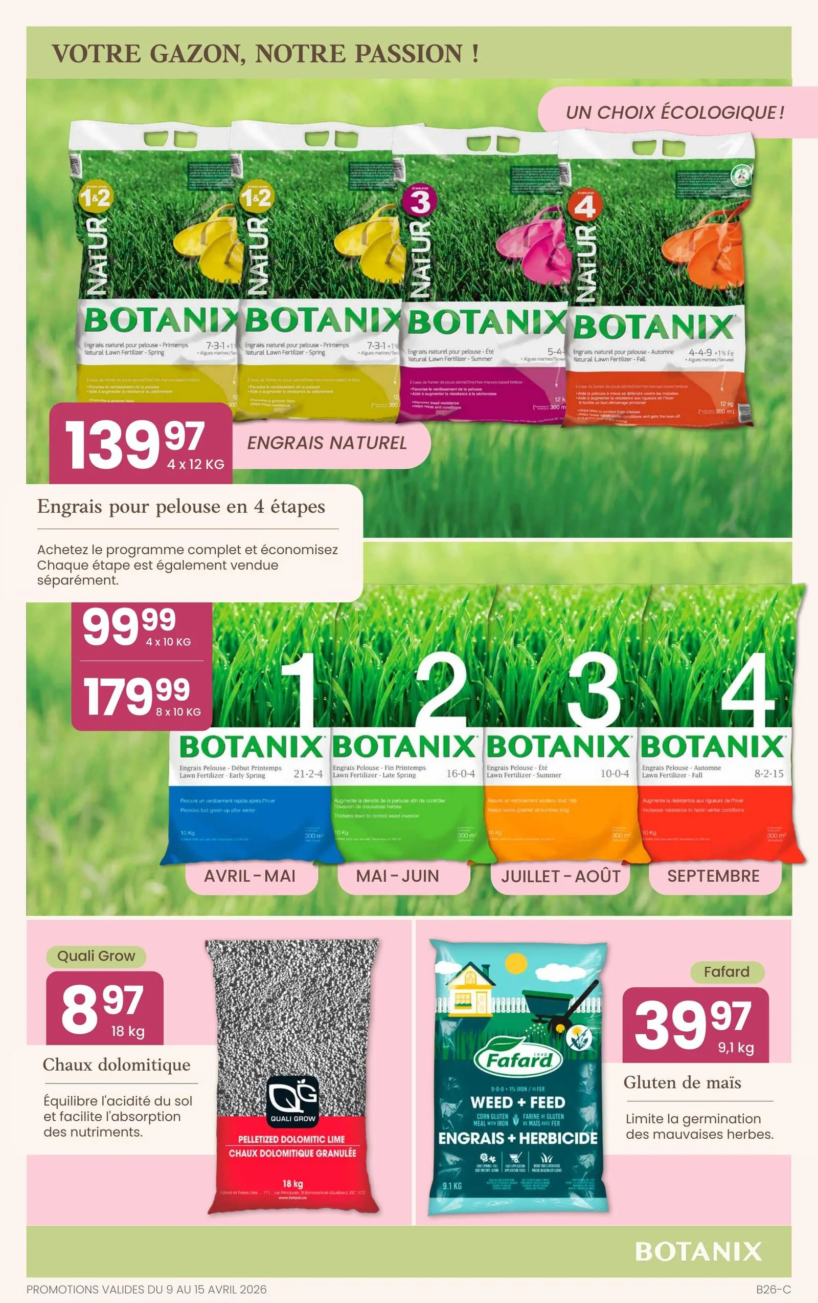 Page 5 de la Circulaire Botanix du 9 au 15 avril 2026
