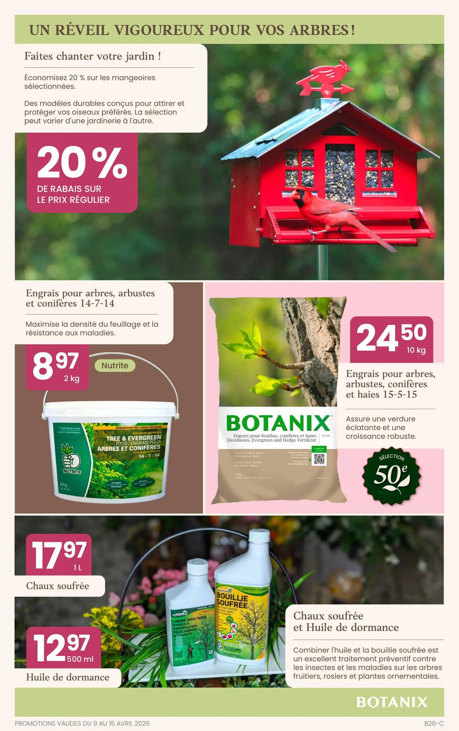Page 6 de la Circulaire Botanix du 9 au 15 avril 2026