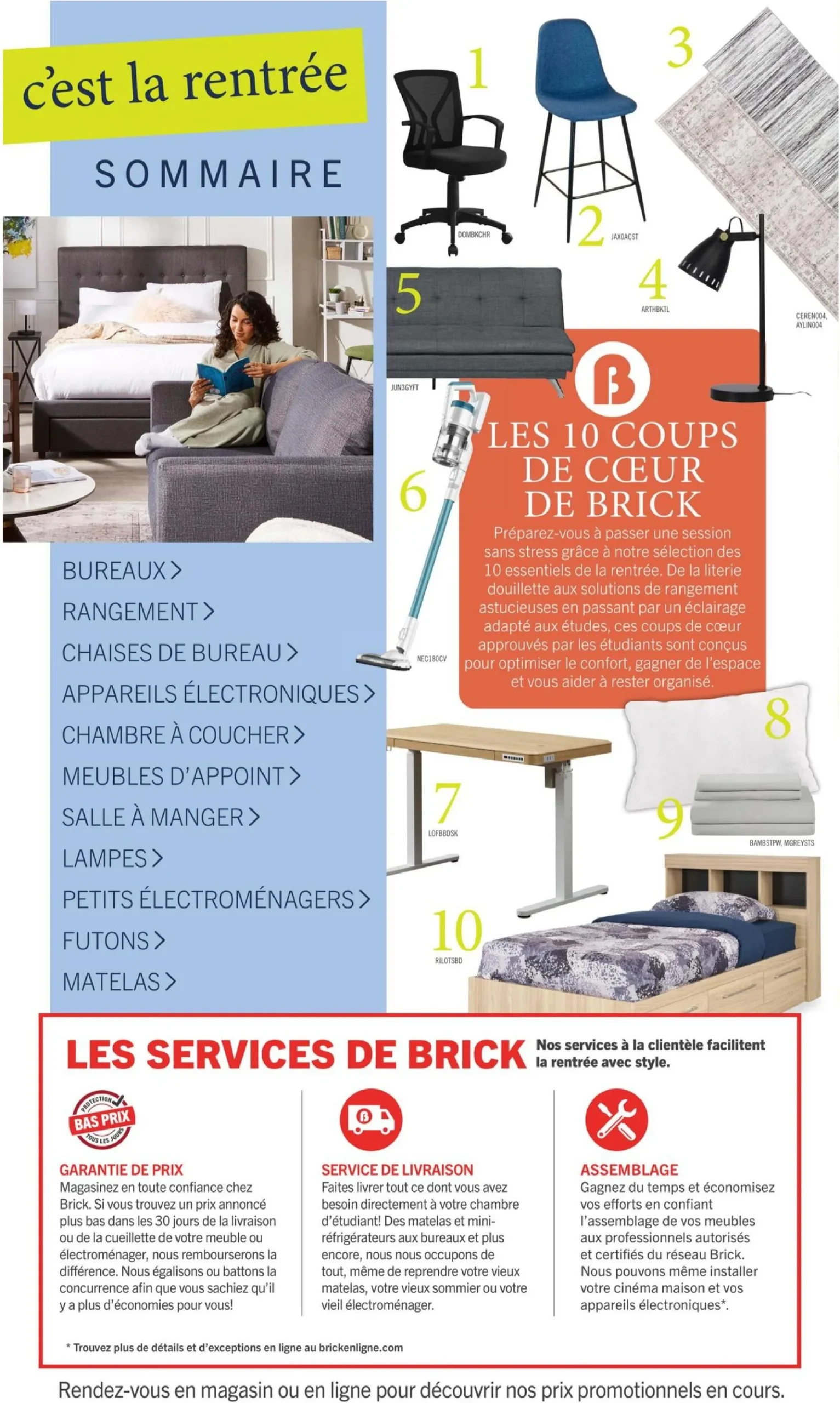 Page 2 de la Circulaire Brick C&rsquo;est la Rentrée du 16 juillet au 17 septembre 2026