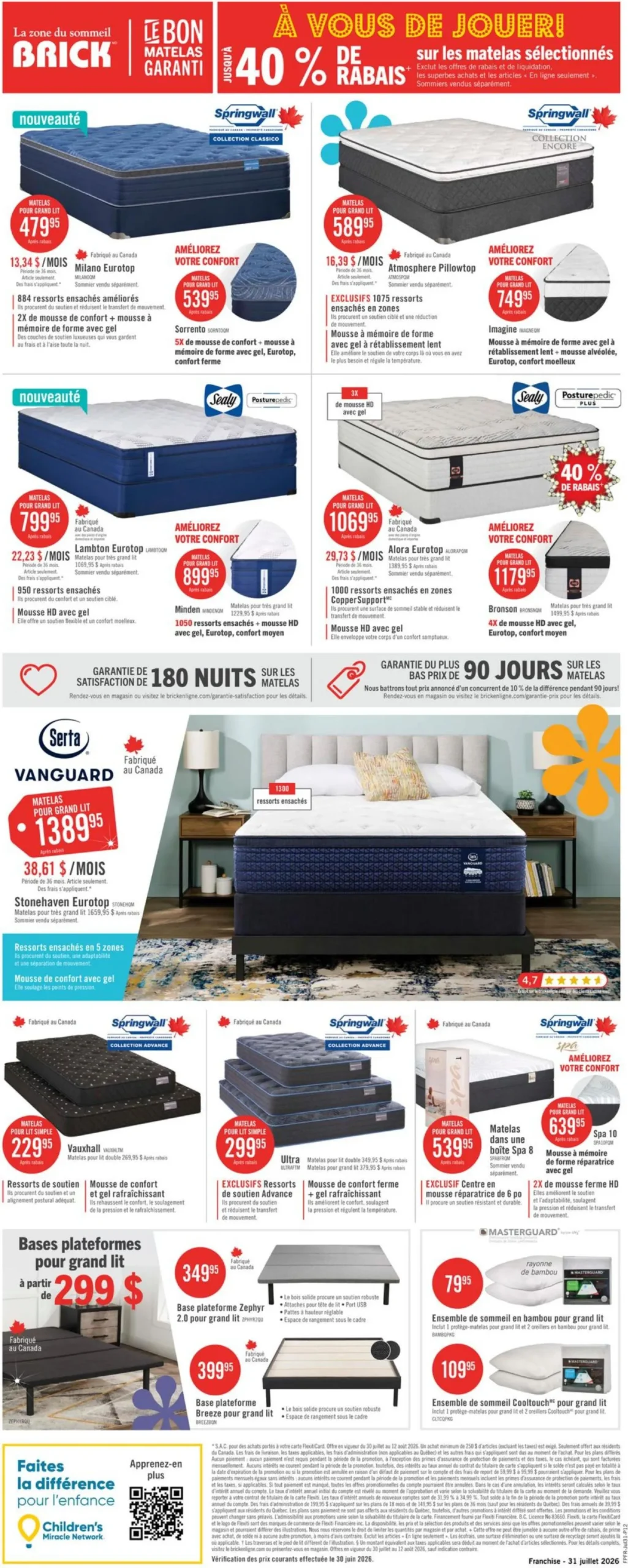 Page 10 de la Circulaire Brick The Price is Right du 30 juillet au 12 août 2026