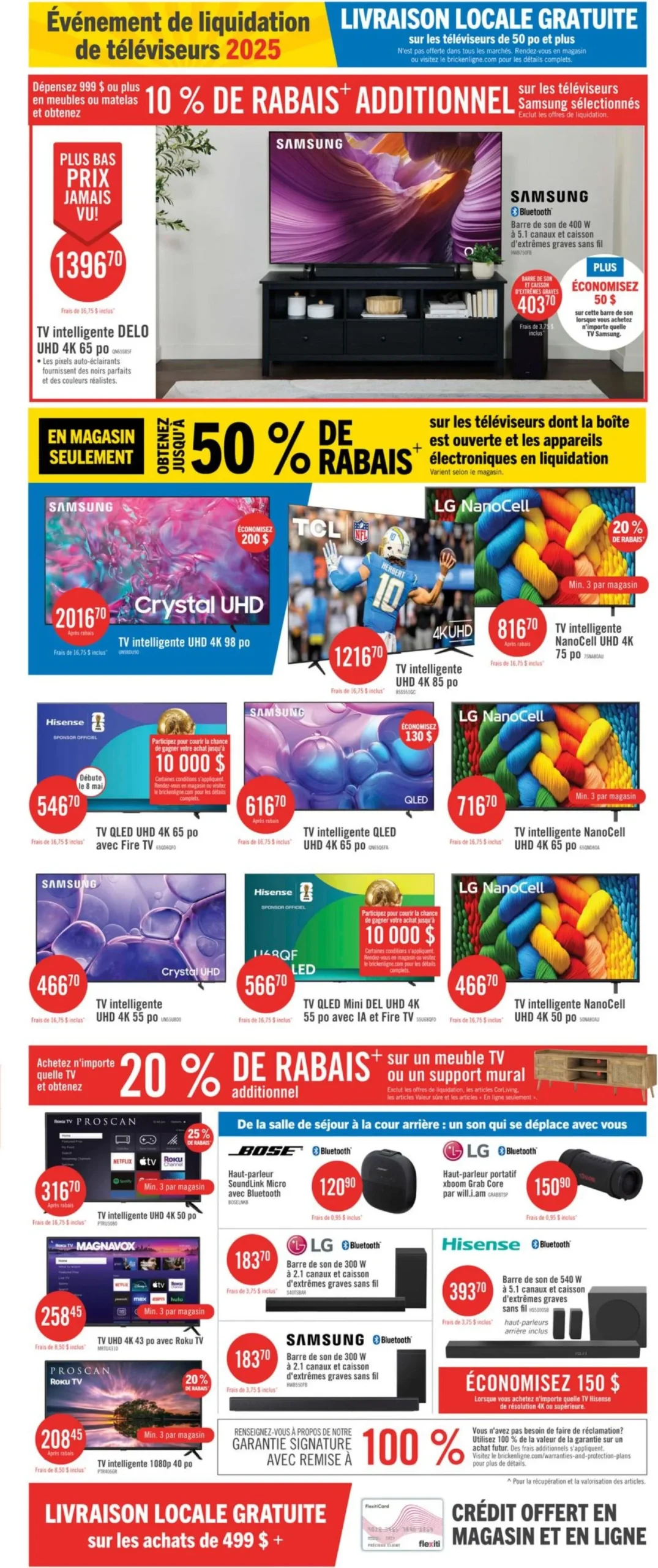 Page 2 de la Circulaire Brick Vente sous la Tente Électronique du 1 au 21 mai 2026