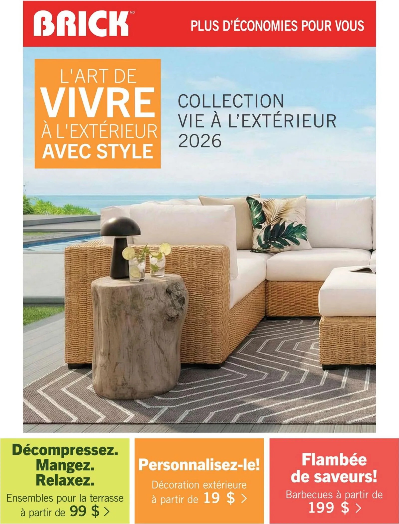 Page 1 de la Circulaire Brick Vie Extérieur du 2 mars au 24 septembre 2026