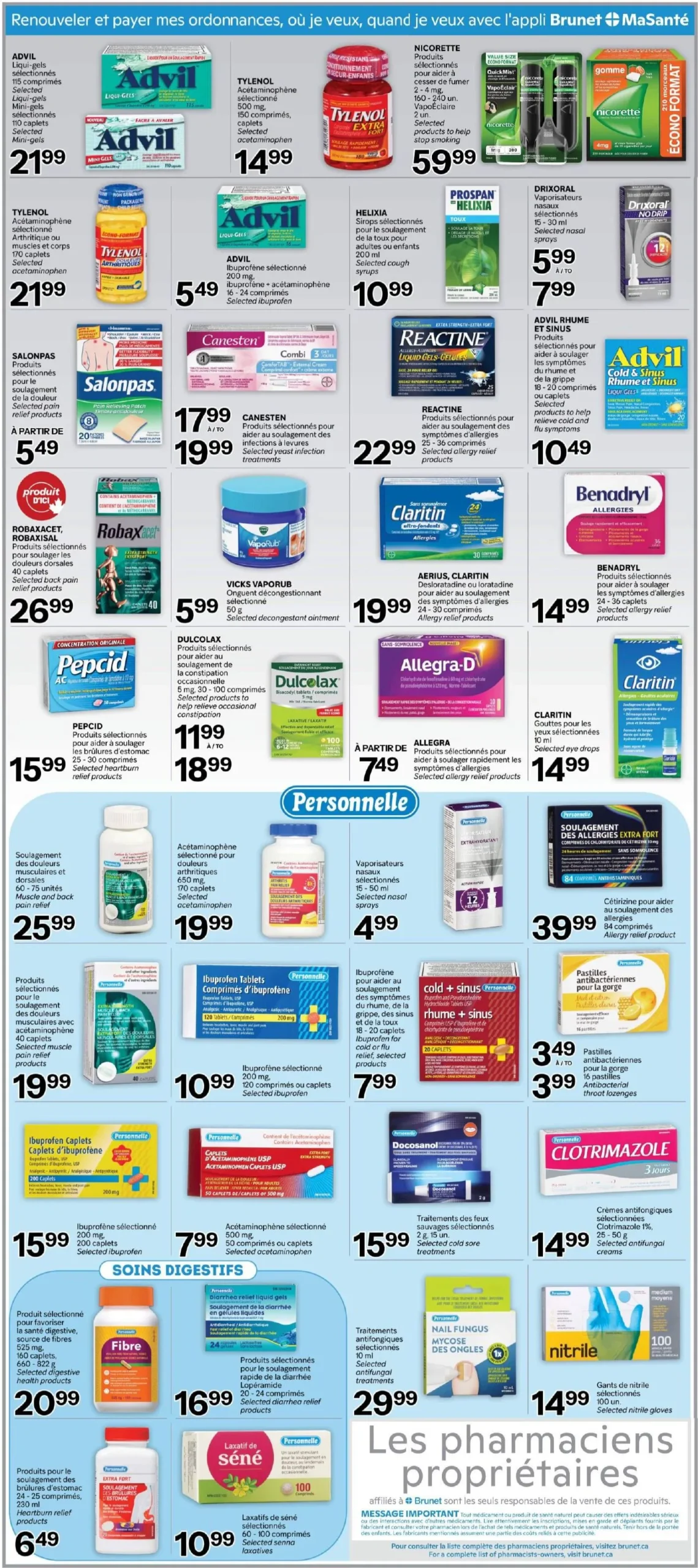 Page 2 de la Circulaire Brunet du 10 au 16 septembre 2026