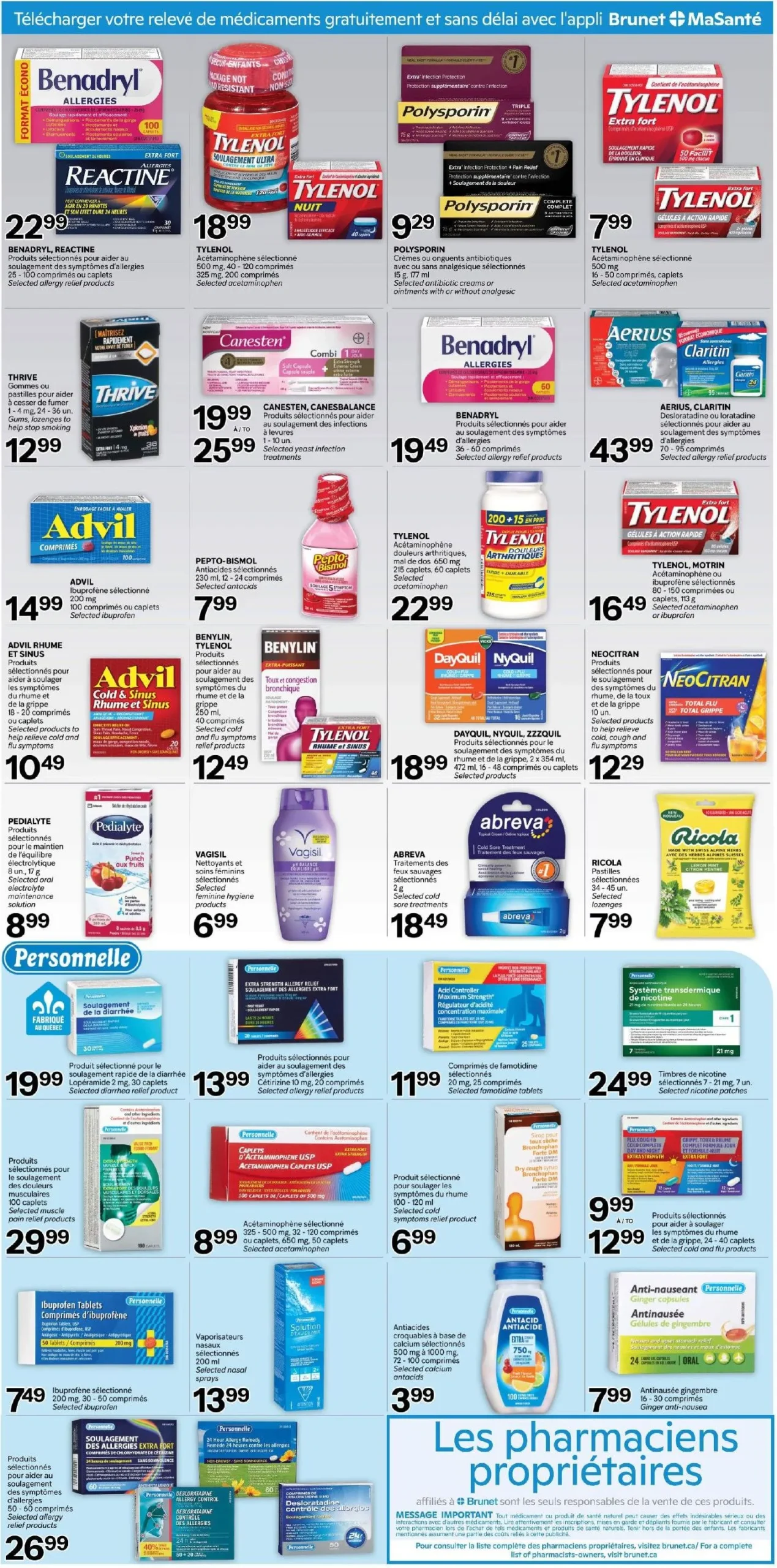 Page 3 de la Circulaire Brunet du 16 au 22 avril 2026