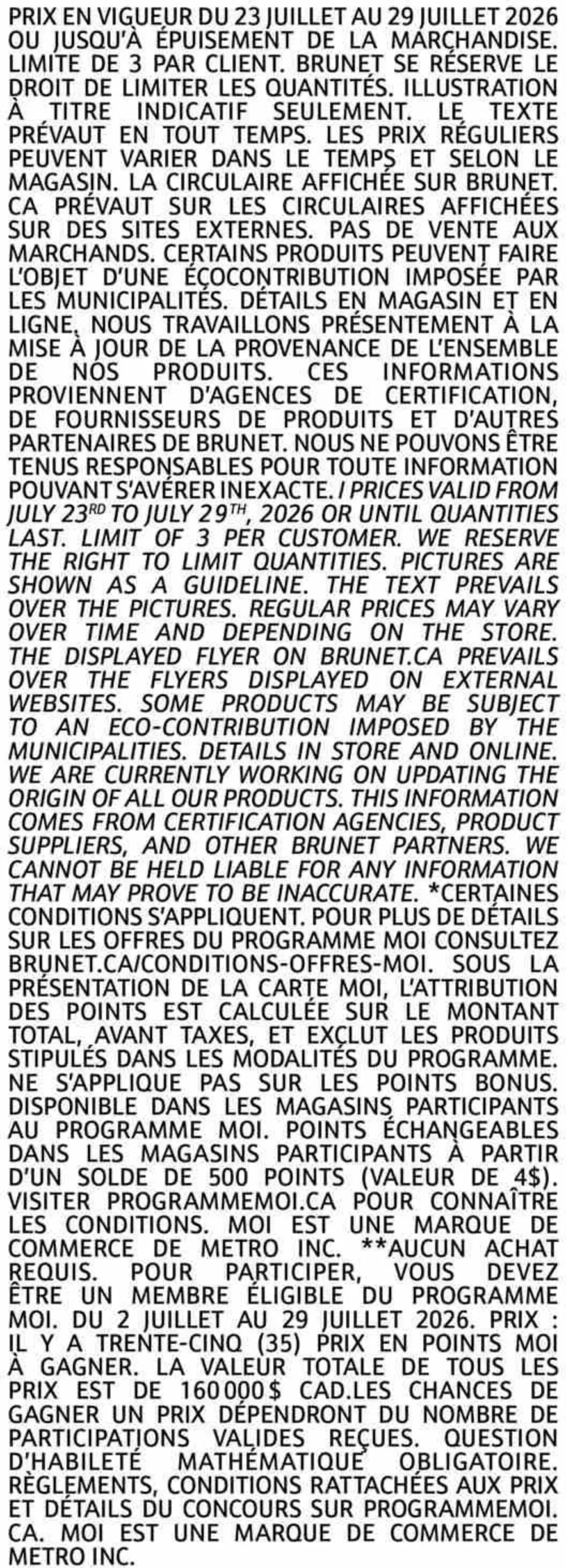 Page 12 de la Circulaire Brunet du 23 au 29 juillet 2026