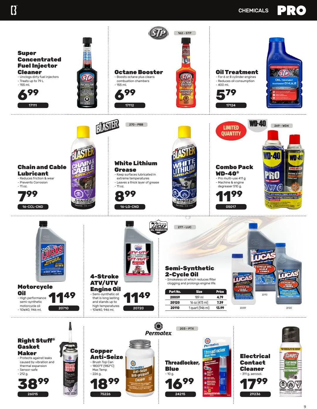 Page 9 de la Circulaire Bumper to Bumper Pro du 15 juillet au 31 août 2026