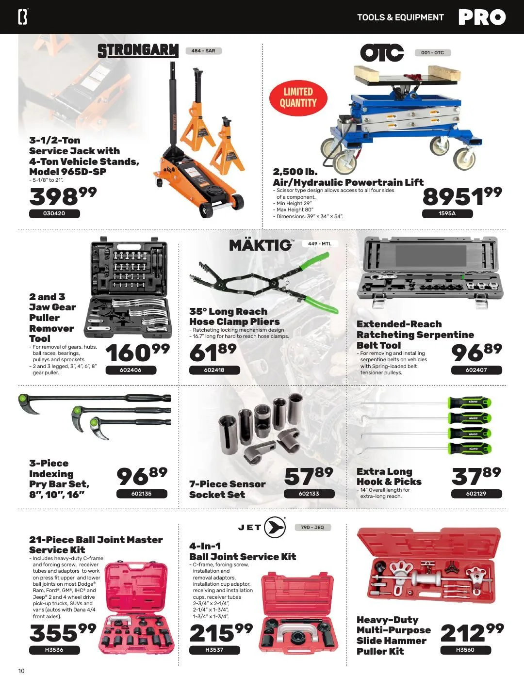 Page 10 de la Circulaire Bumper to Bumper Pro du 15 juillet au 31 août 2026
