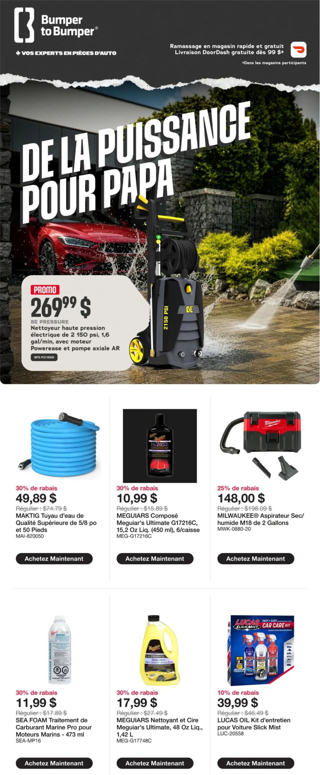 Page 1 de la Circulaire Bumper to Bumper du 1 au 30 juin 2026