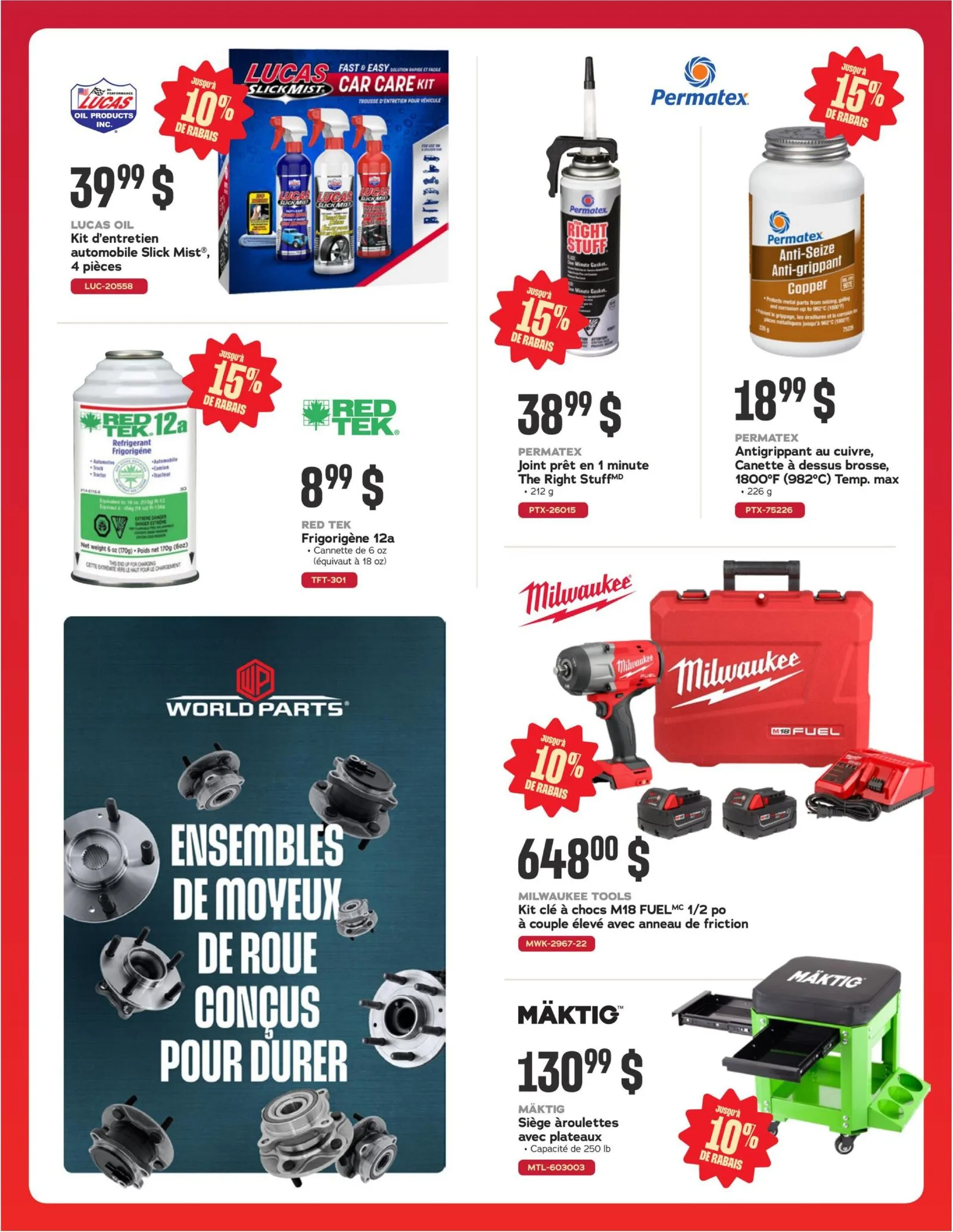 Page 3 de la Circulaire Bumper to Bumper du 1 au 31 août 2026