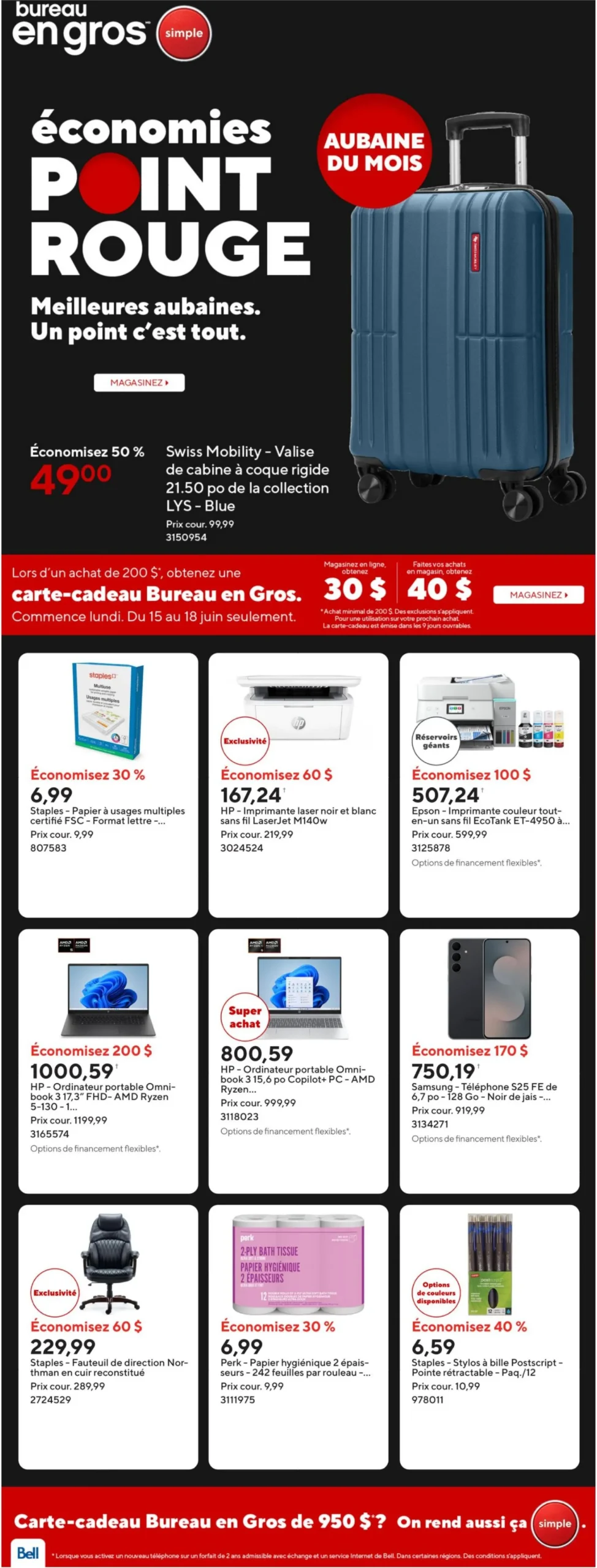 Page 1 de la Circulaire Bureau en Gros du 12 au 18 juin 2026