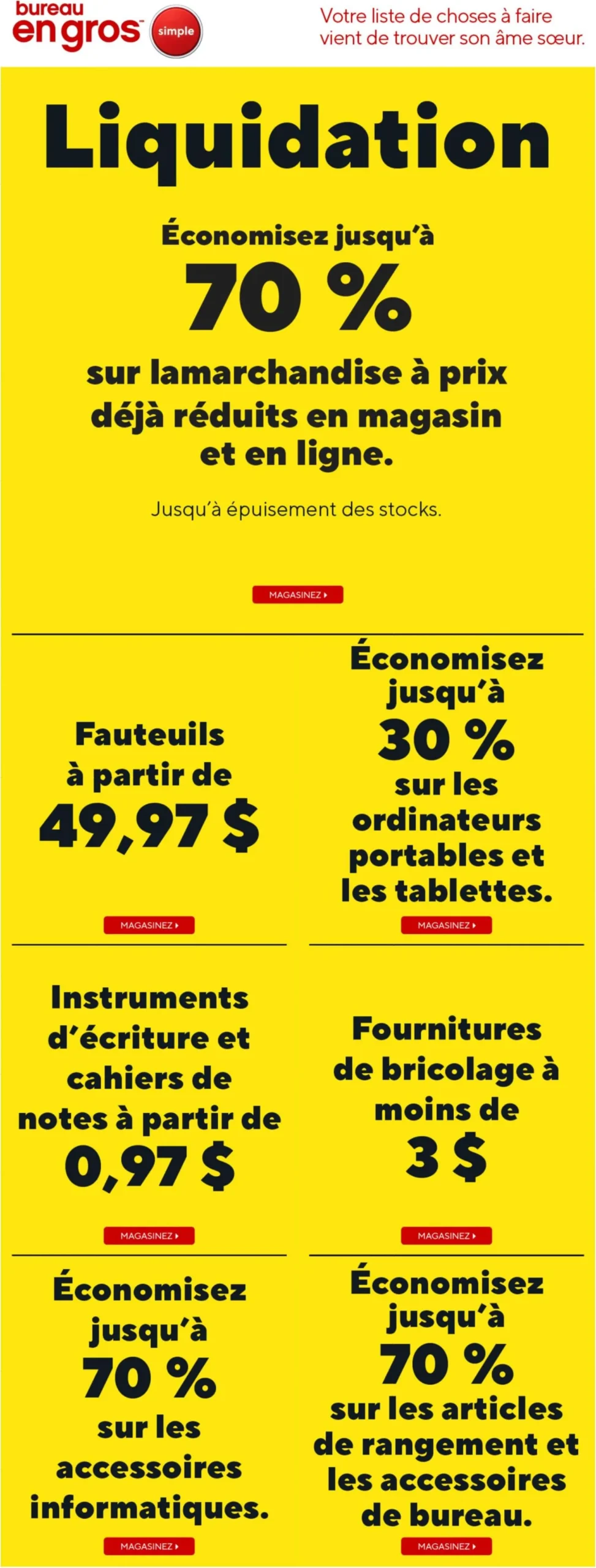Page 3 de la Circulaire Bureau en Gros du 18 au 24 septembre 2026