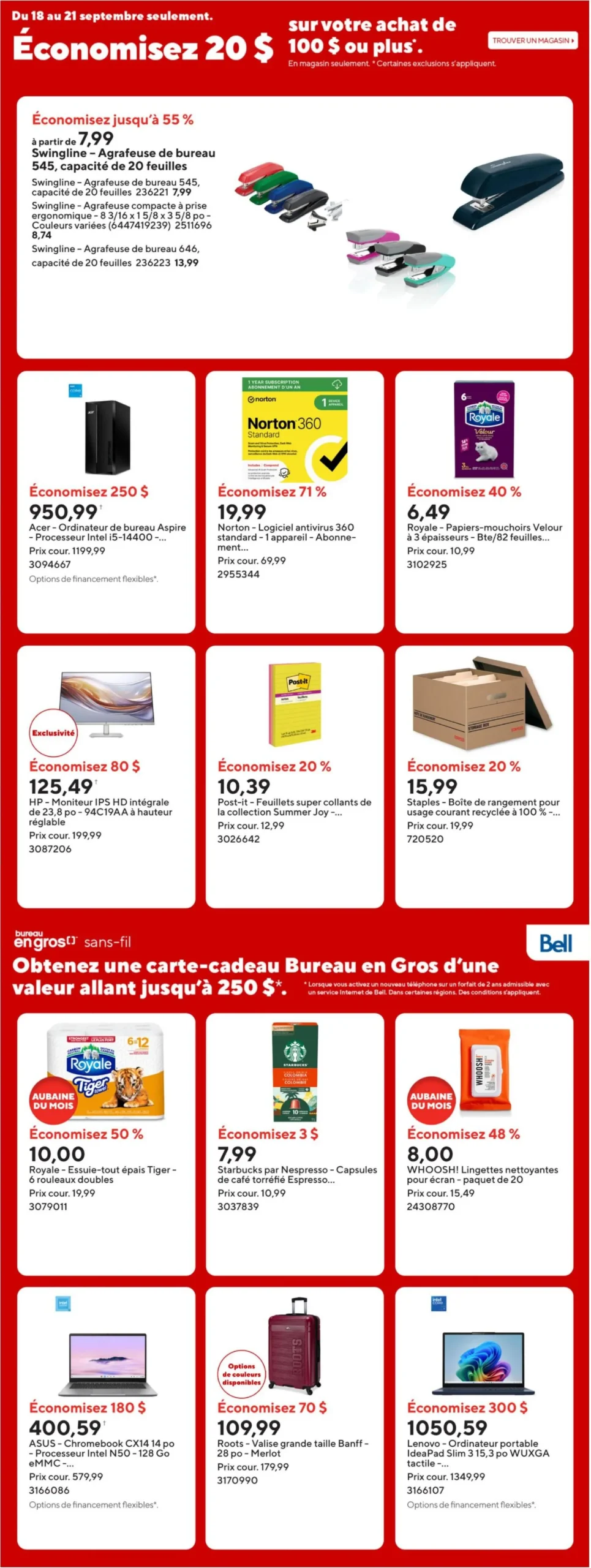 Page 6 de la Circulaire Bureau en Gros du 18 au 24 septembre 2026