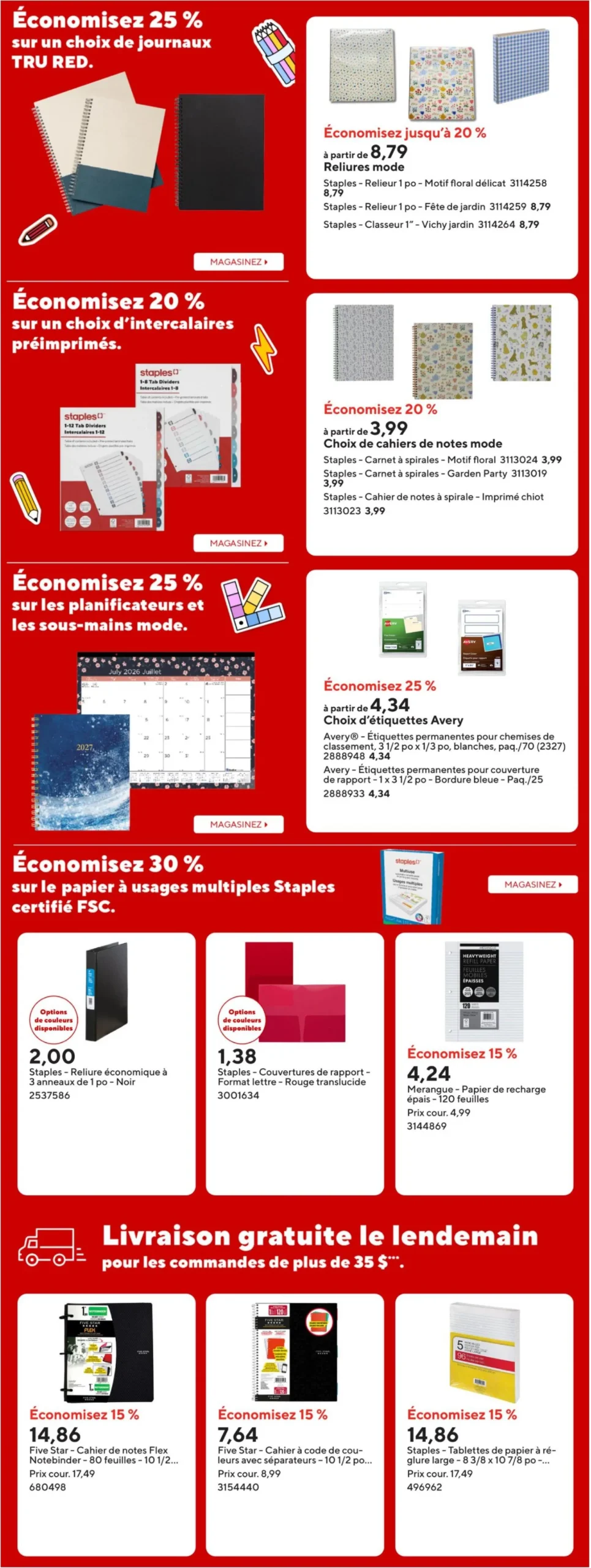 Page 8 de la Circulaire Bureau en Gros du 28 août au 3 septembre 2026