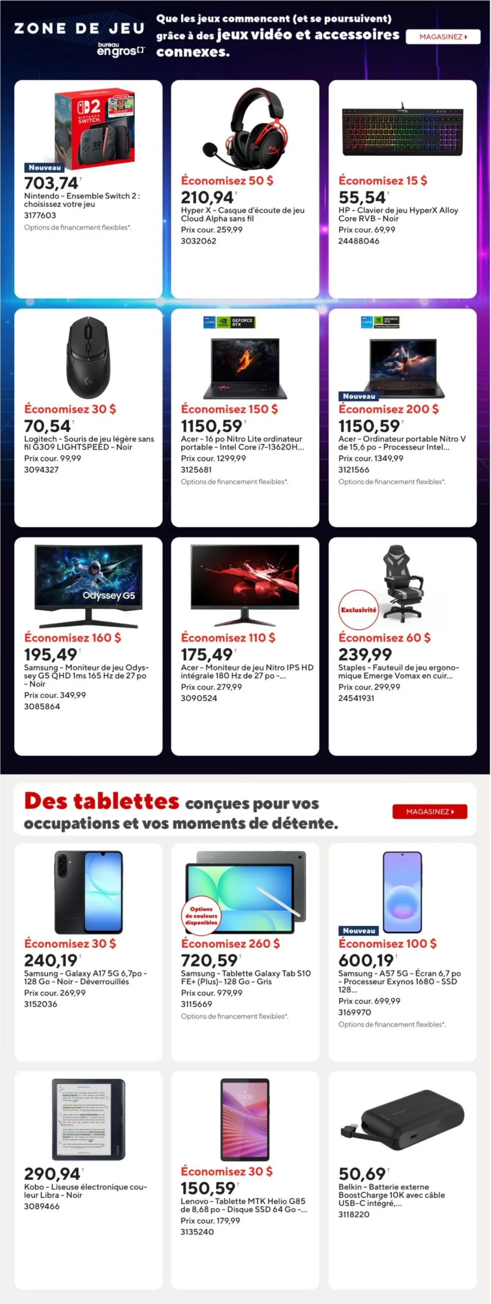 Page 7 de la Circulaire Bureau en Gros du 3 au 9 juillet 2026