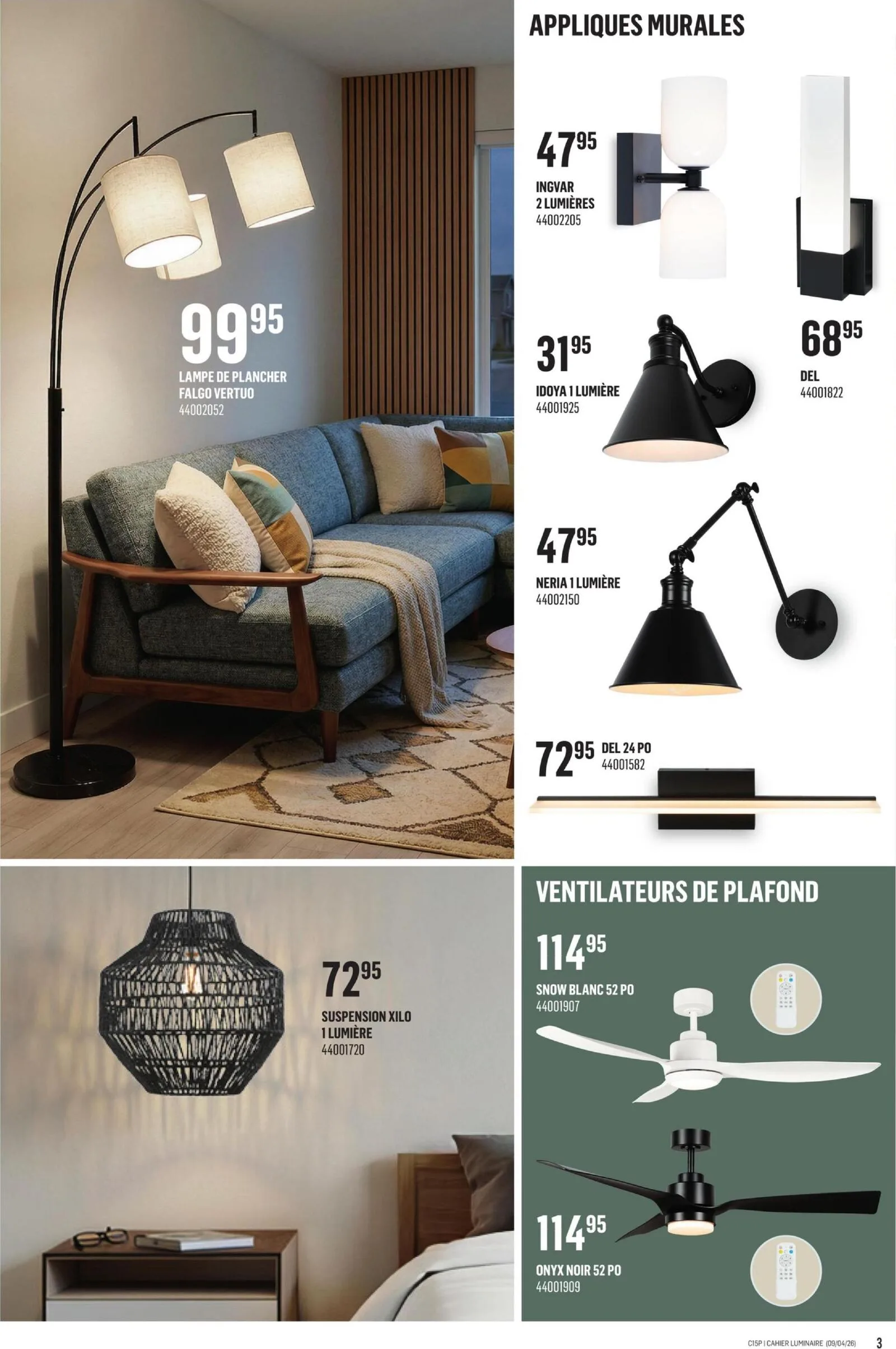 Page 3 de la Circulaire Canac Inspiration Décor du 9 au 22 avril 2026