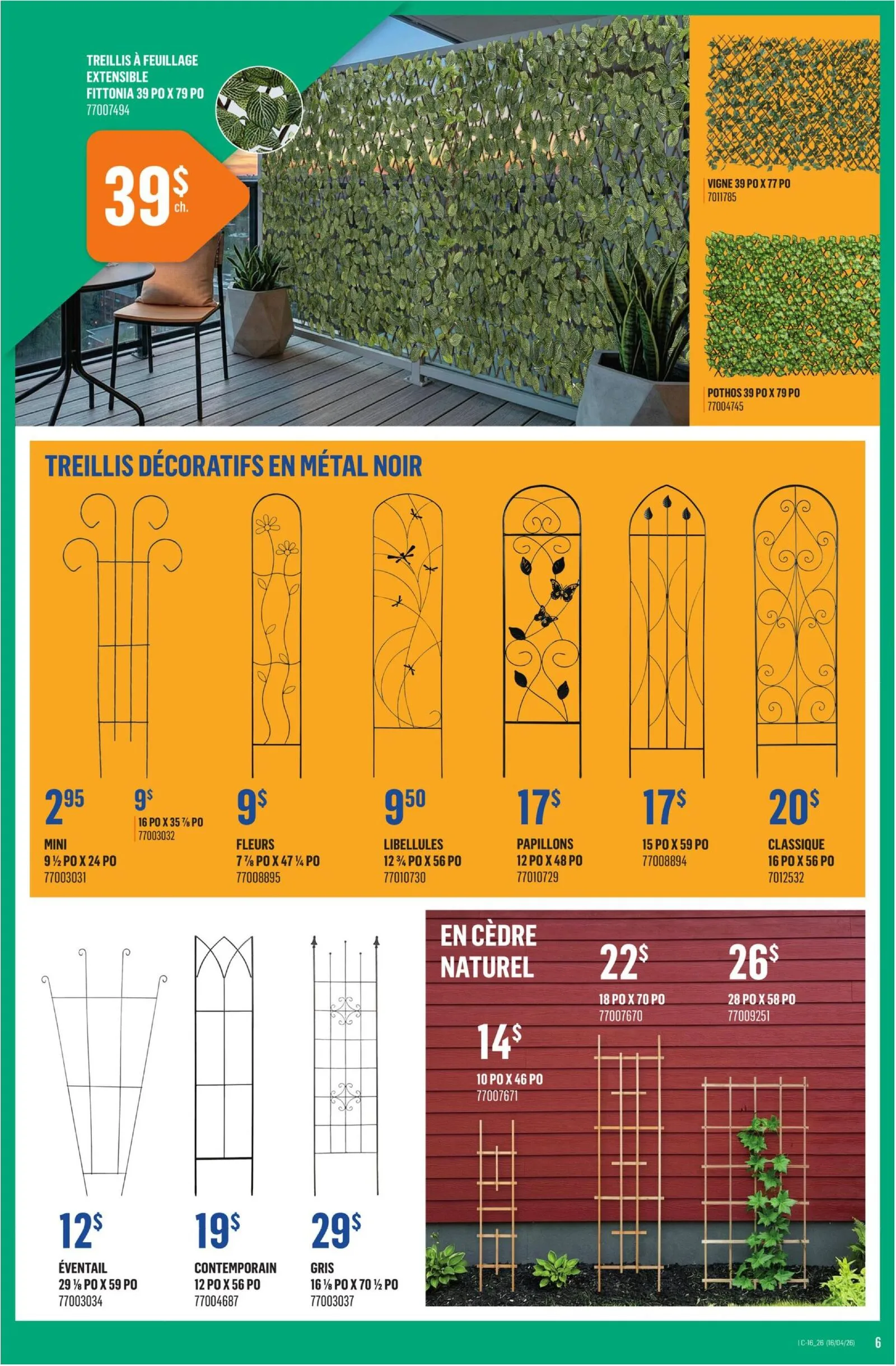 Page 6 de la Circulaire Canac du 16 au 22 avril 2026