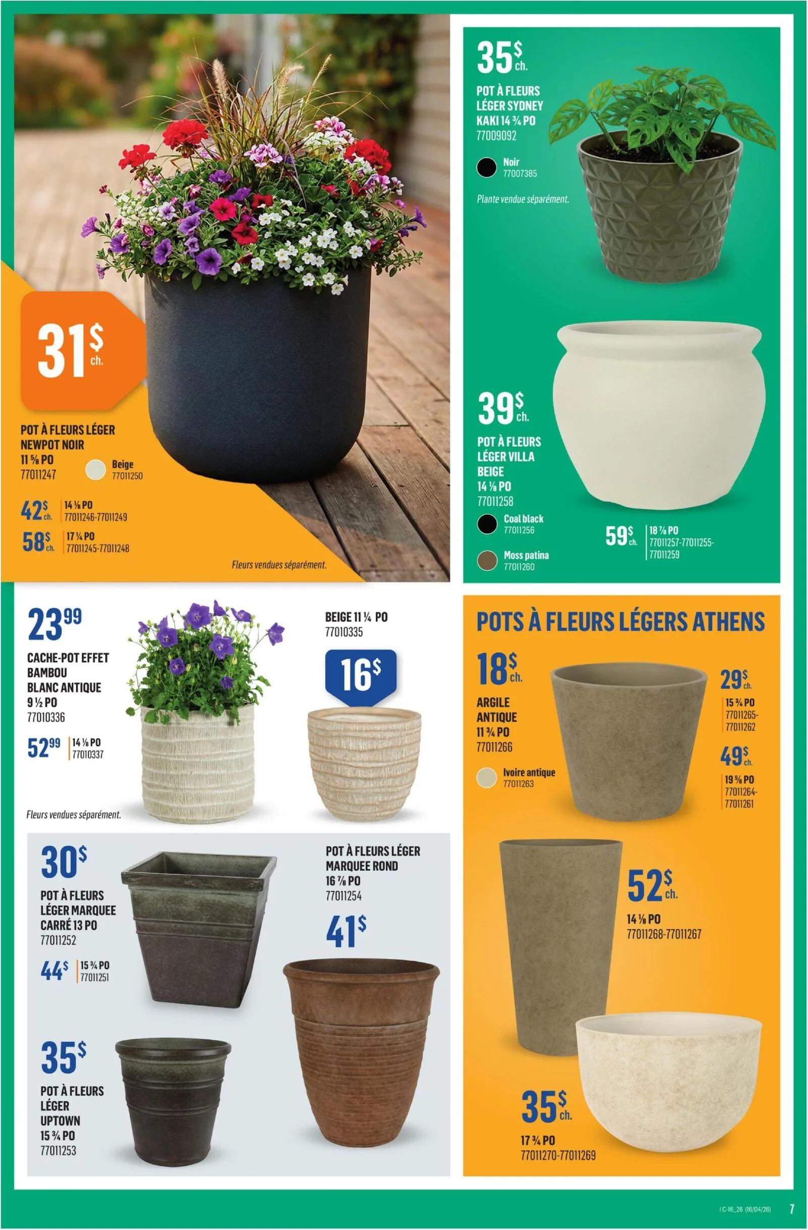 Page 7 de la Circulaire Canac du 16 au 22 avril 2026