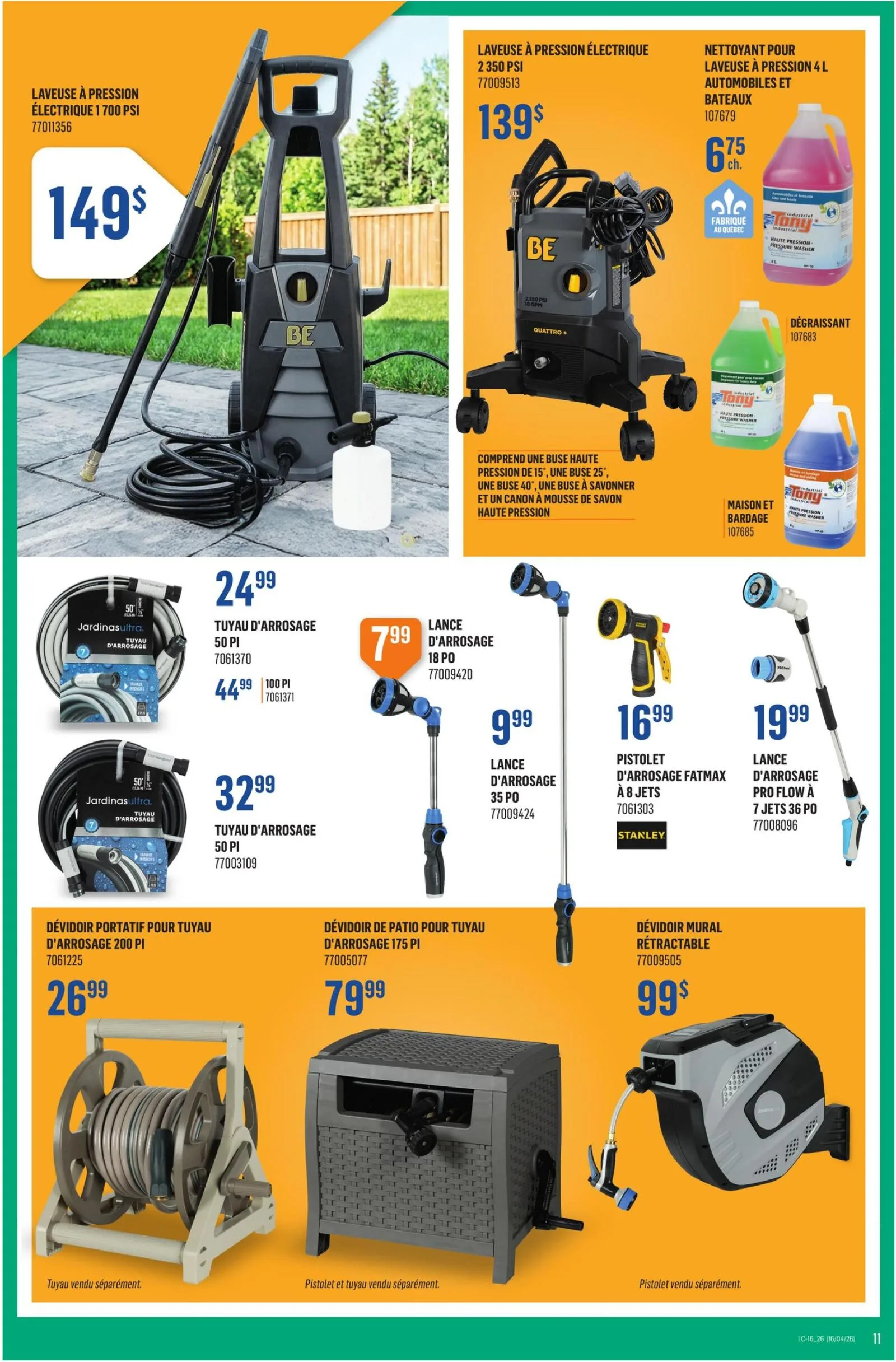 Page 11 de la Circulaire Canac du 16 au 22 avril 2026