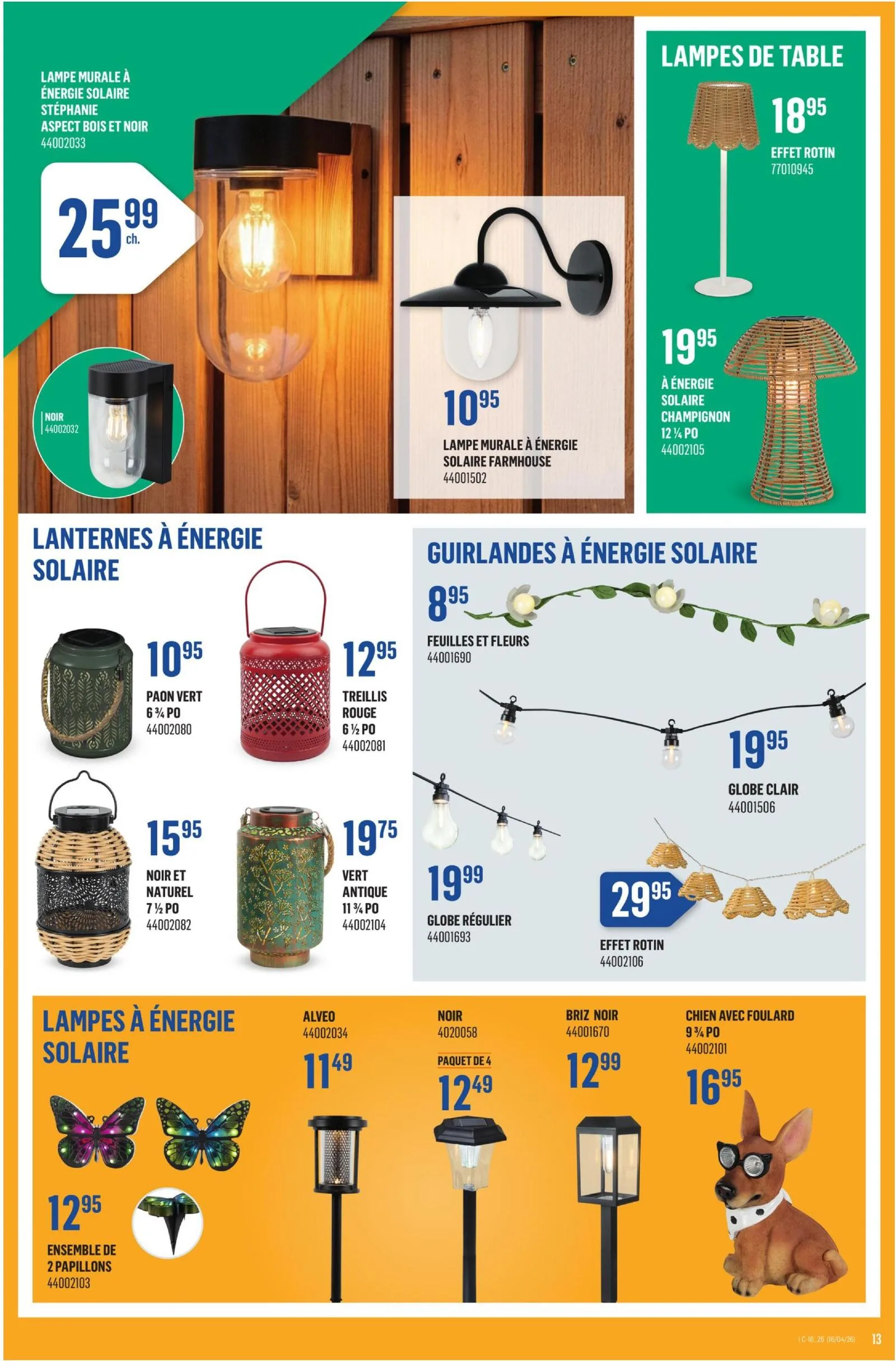 Page 13 de la Circulaire Canac du 16 au 22 avril 2026