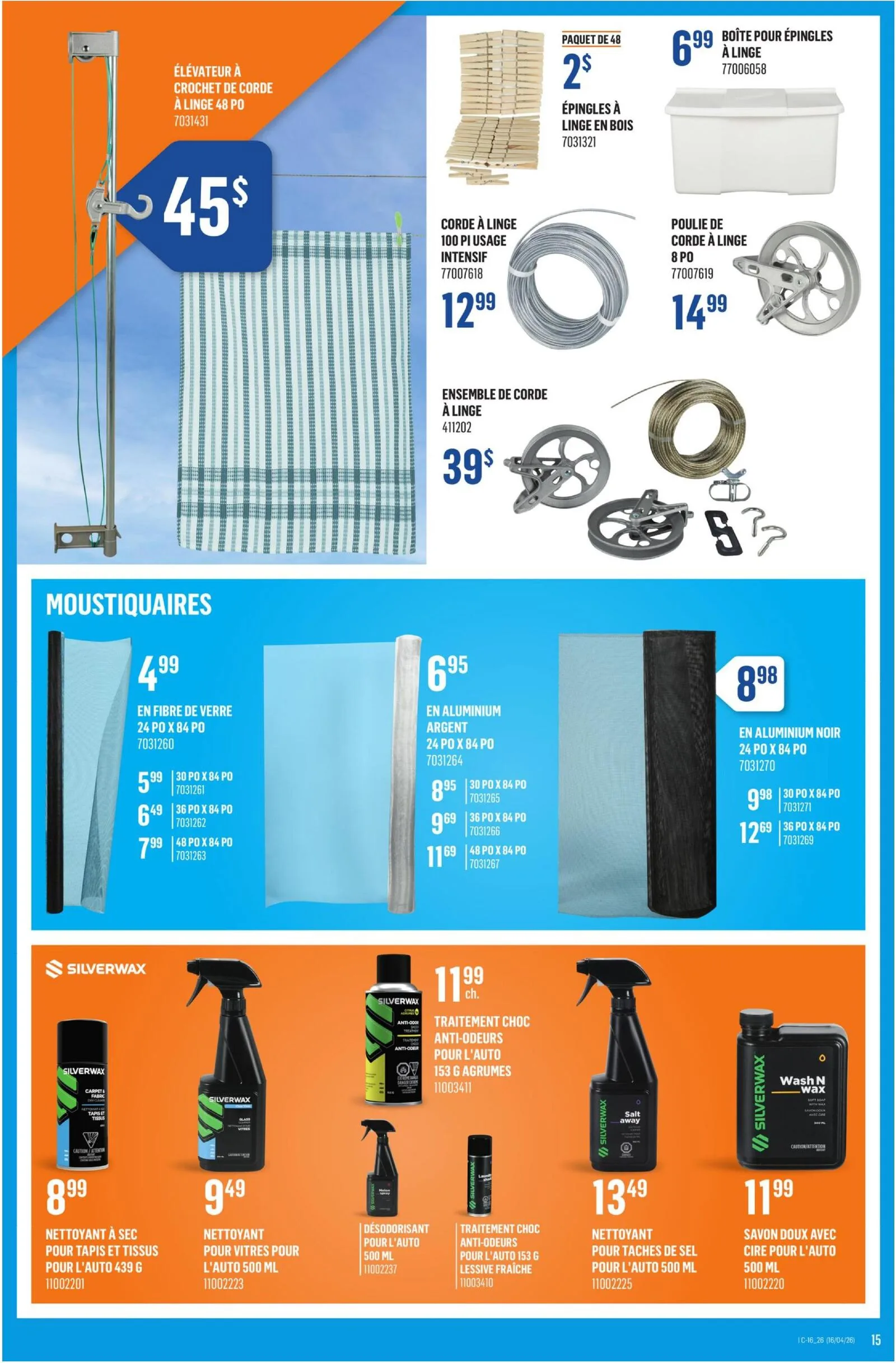 Page 15 de la Circulaire Canac du 16 au 22 avril 2026