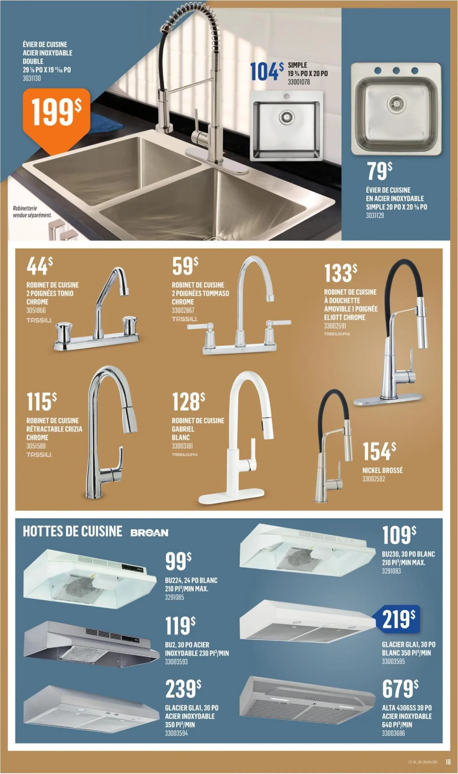 Page 19 de la Circulaire Canac du 16 au 22 avril 2026