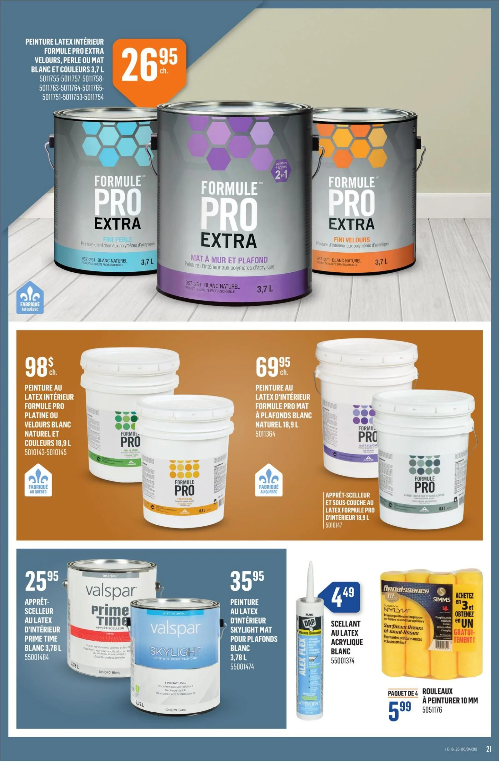 Page 22 de la Circulaire Canac du 16 au 22 avril 2026