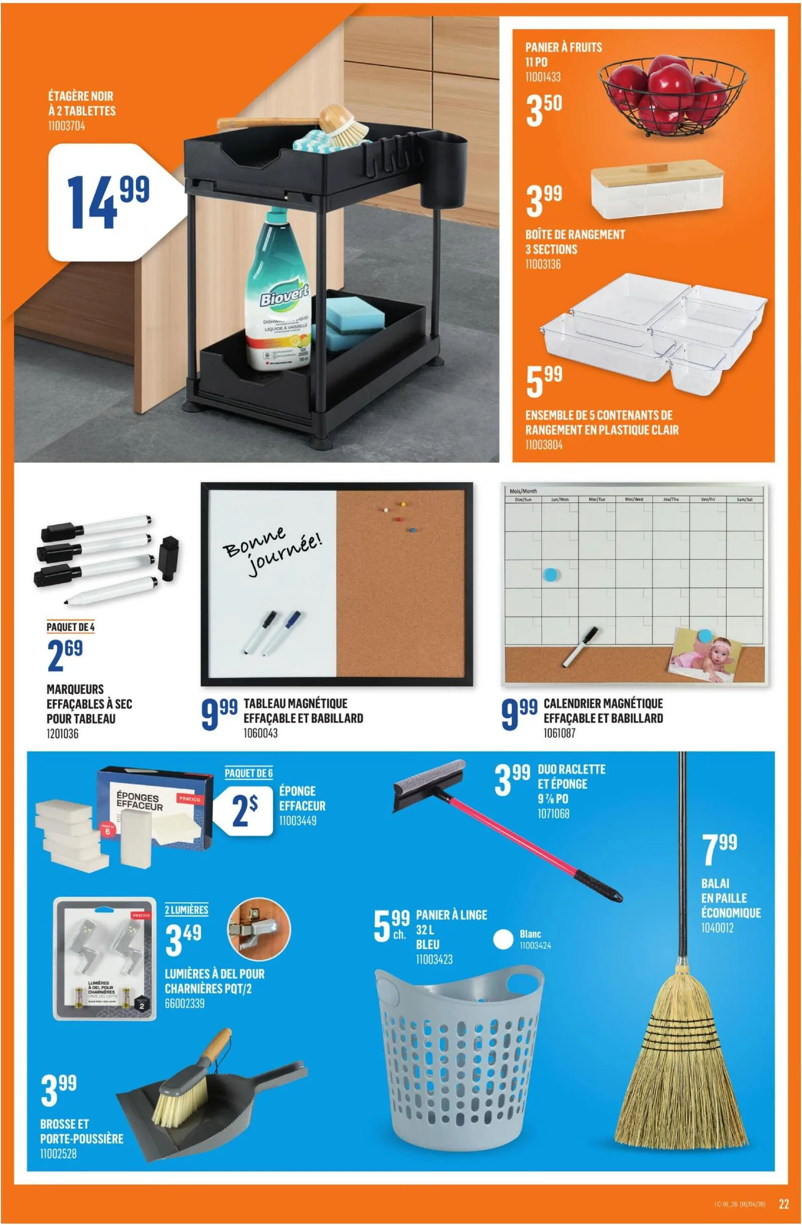 Page 23 de la Circulaire Canac du 16 au 22 avril 2026
