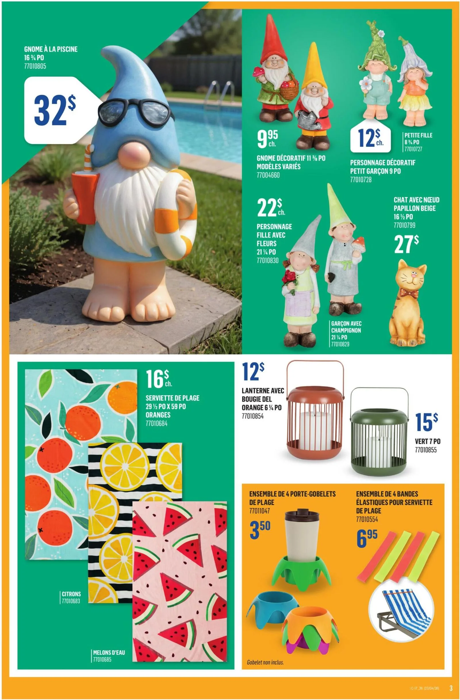 Page 3 de la Circulaire Canac du 23 au 29 avril 2026