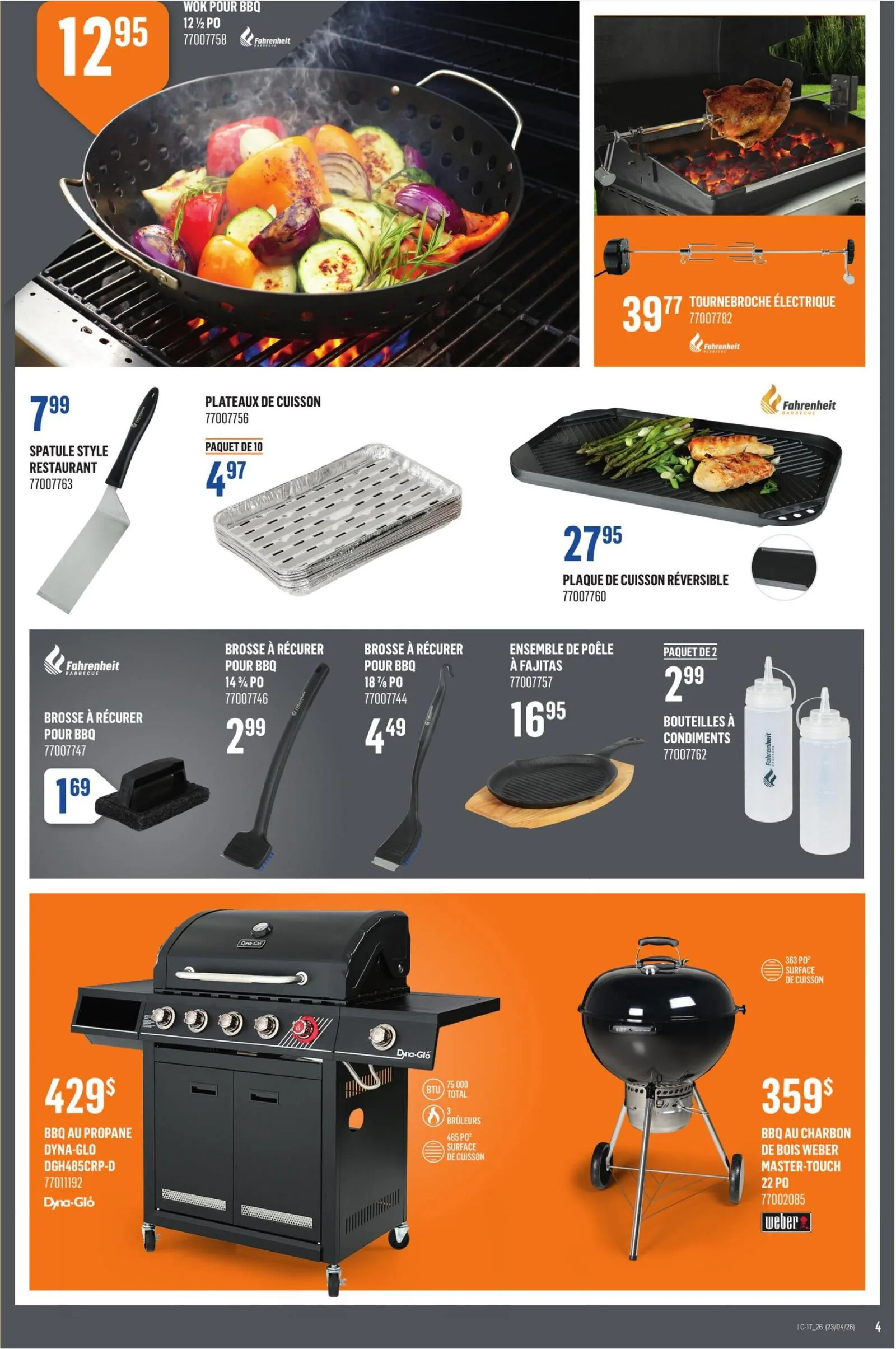 Page 4 de la Circulaire Canac du 23 au 29 avril 2026