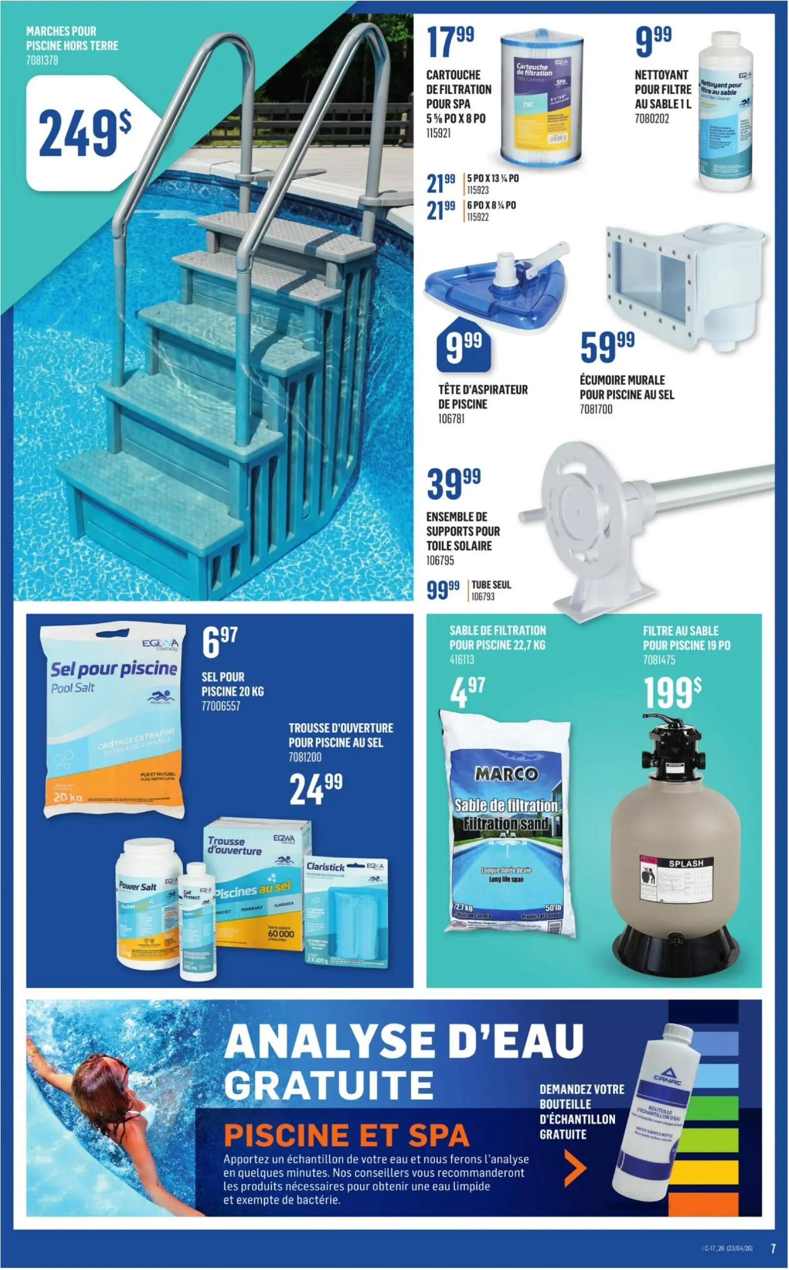 Page 7 de la Circulaire Canac du 23 au 29 avril 2026