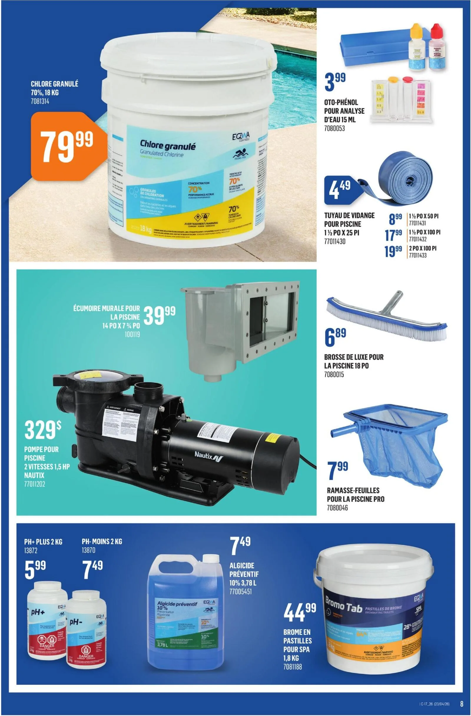 Page 8 de la Circulaire Canac du 23 au 29 avril 2026