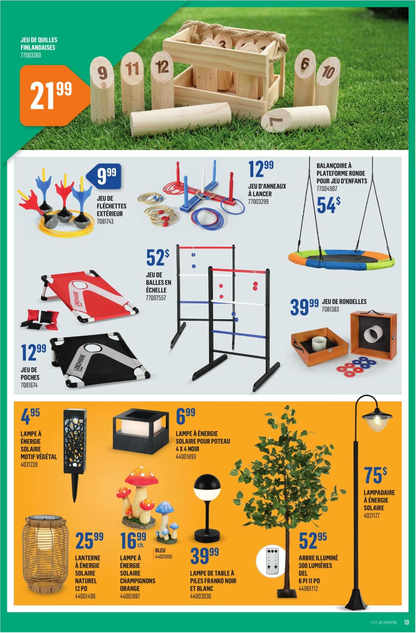 Page 10 de la Circulaire Canac du 23 au 29 avril 2026