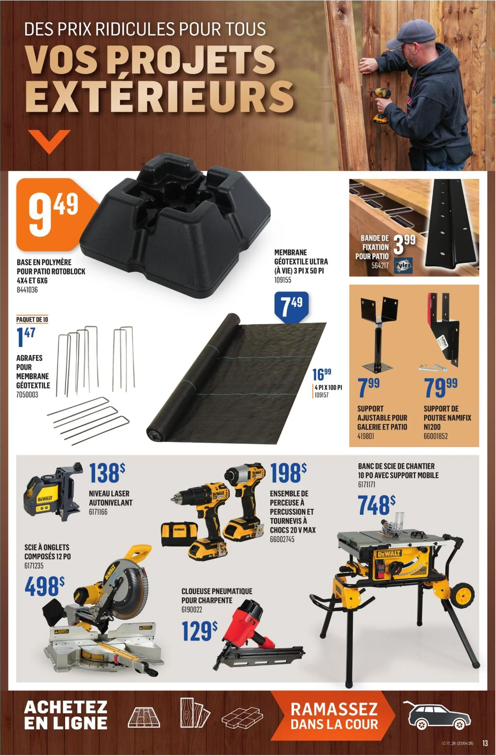 Page 13 de la Circulaire Canac du 23 au 29 avril 2026