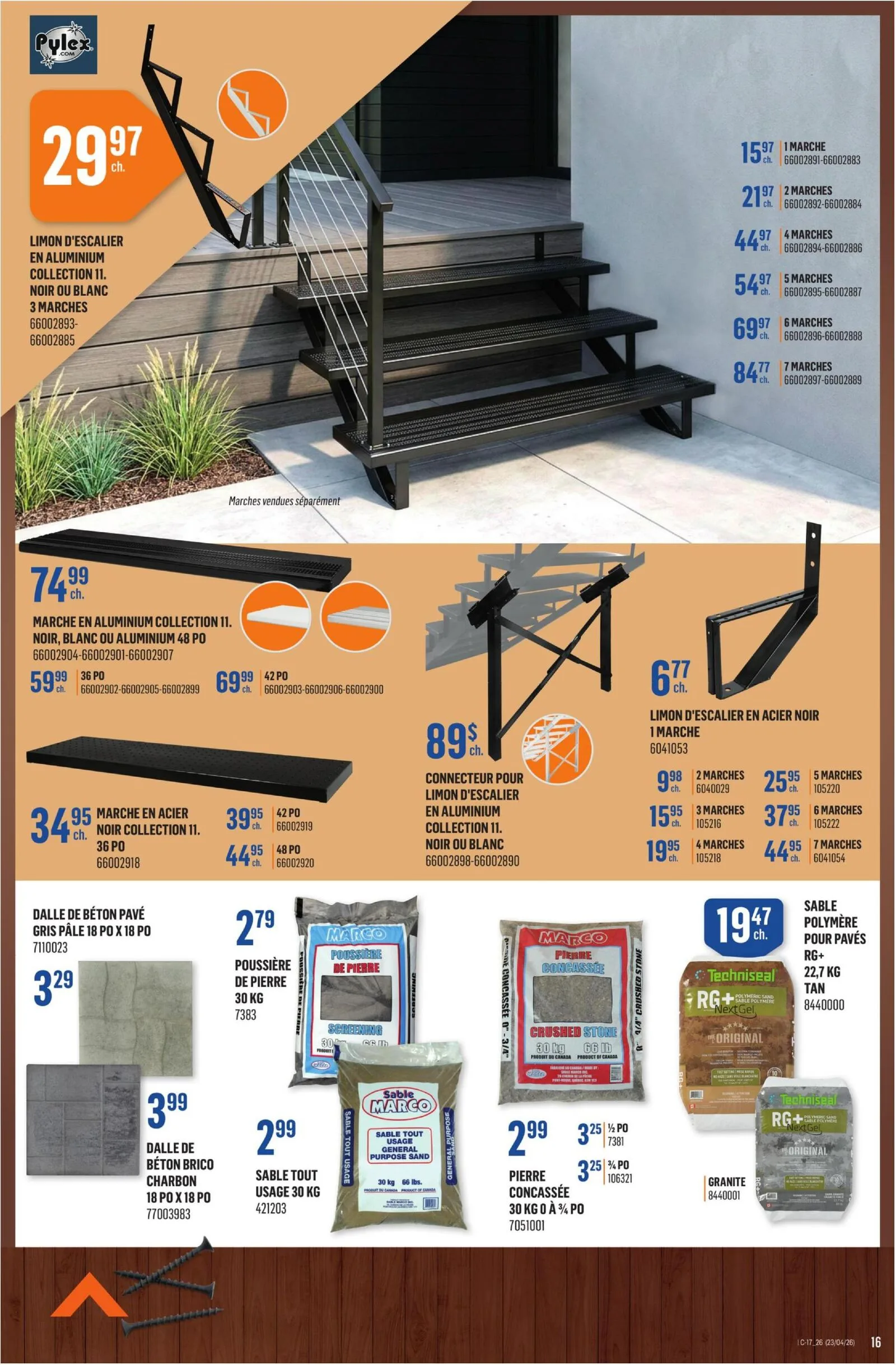 Page 16 de la Circulaire Canac du 23 au 29 avril 2026
